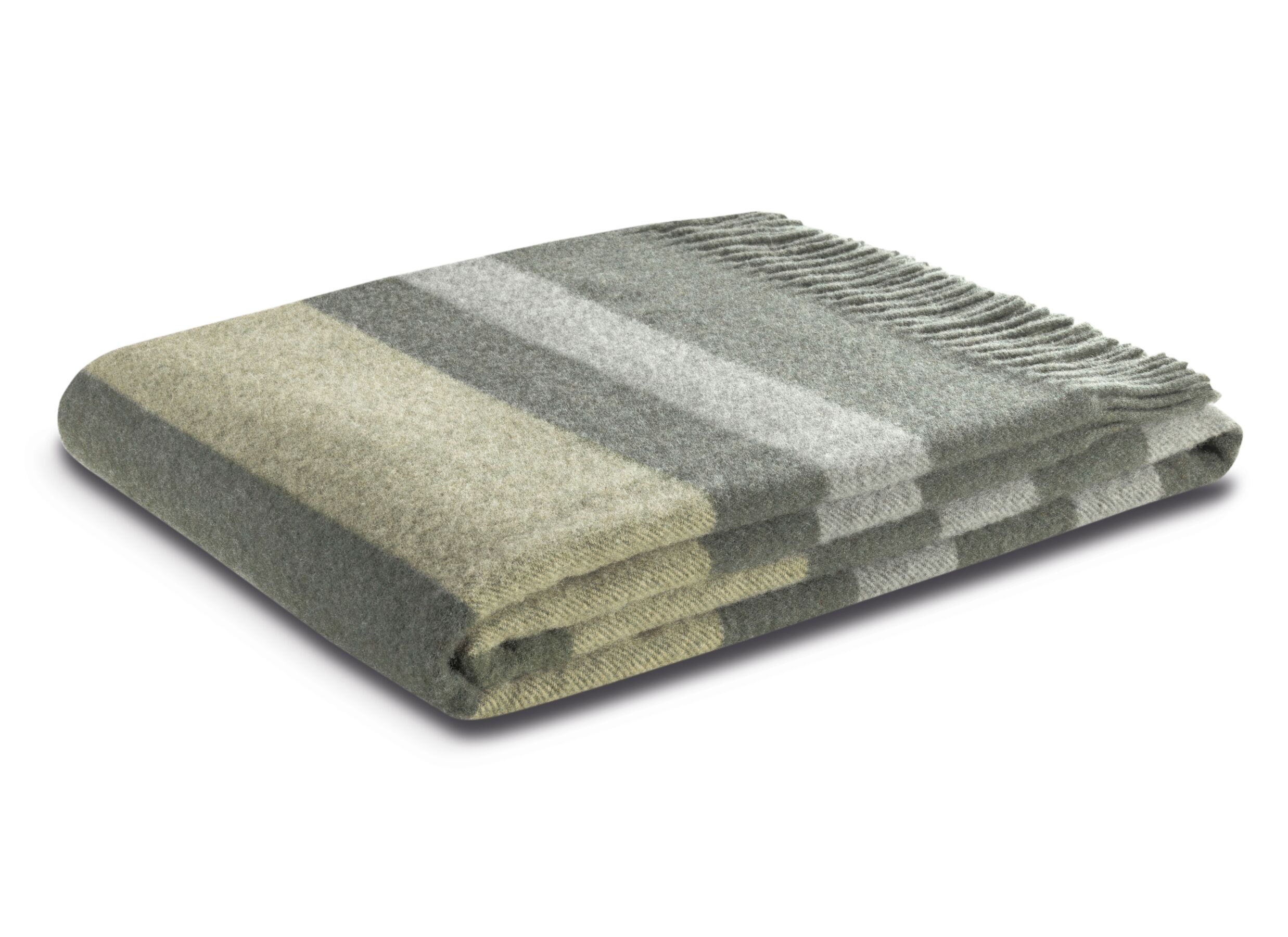 Aperçu - Plaid Moss Charming 150 x 200 cm - laine & cachemire - gris