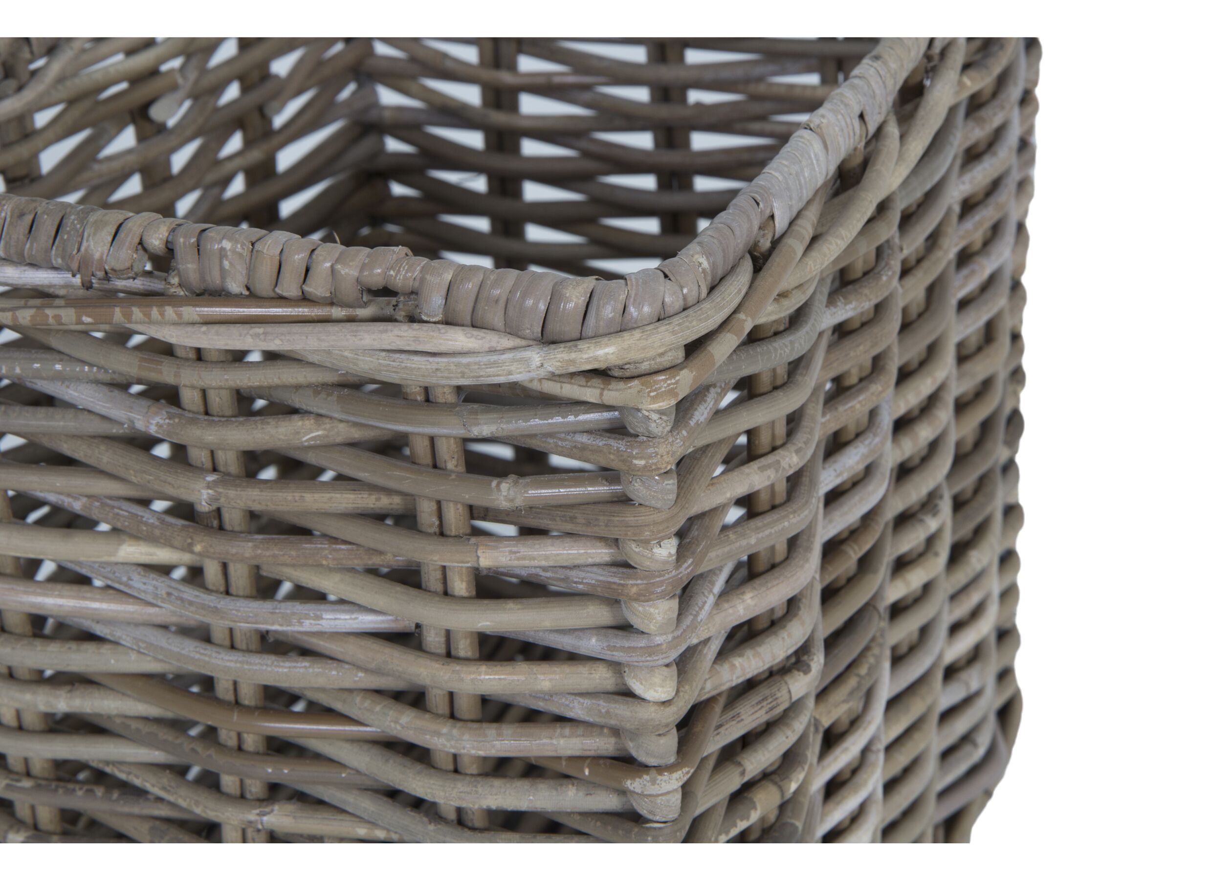 Detailfoto - Rieten mand Congo 32x25x30cm