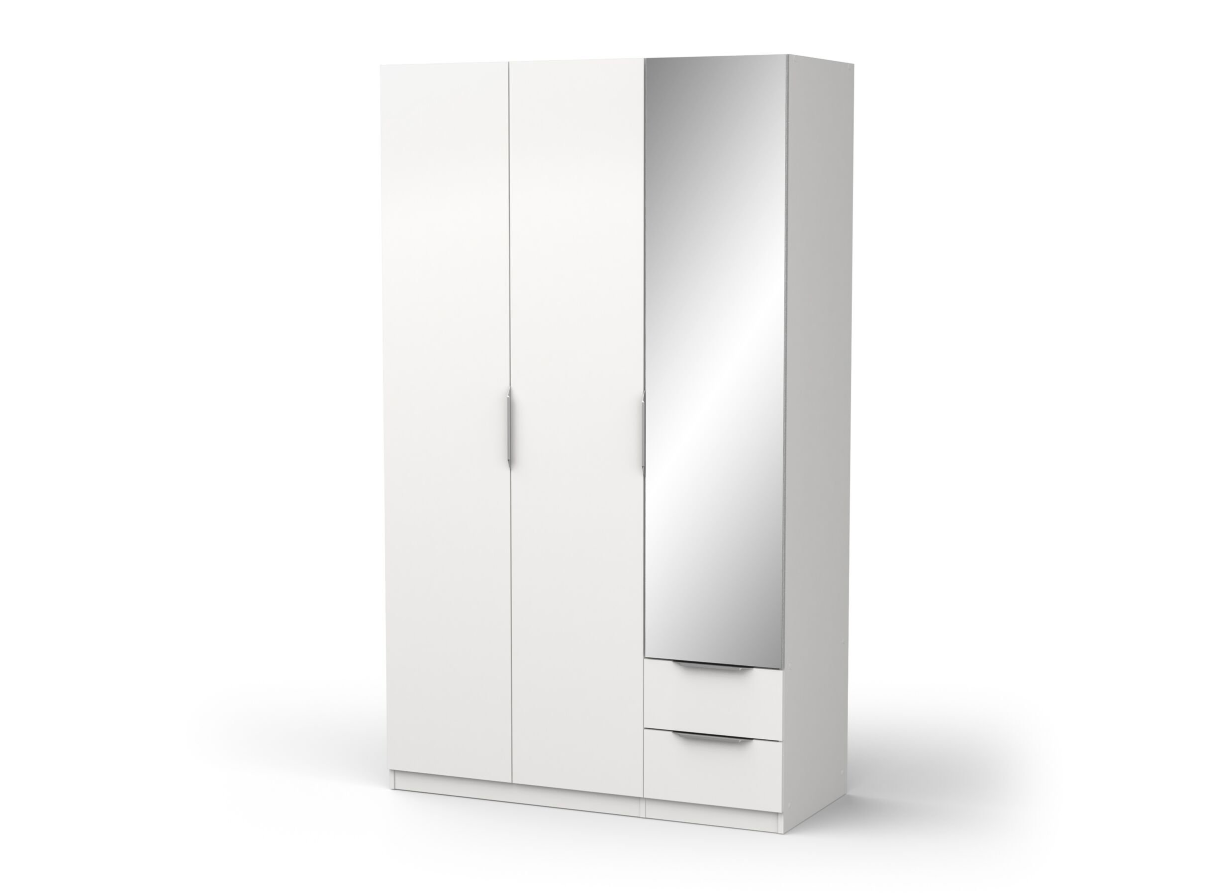 Overzichtsfoto - Kleerkast Michigan 119cm - decor - wit