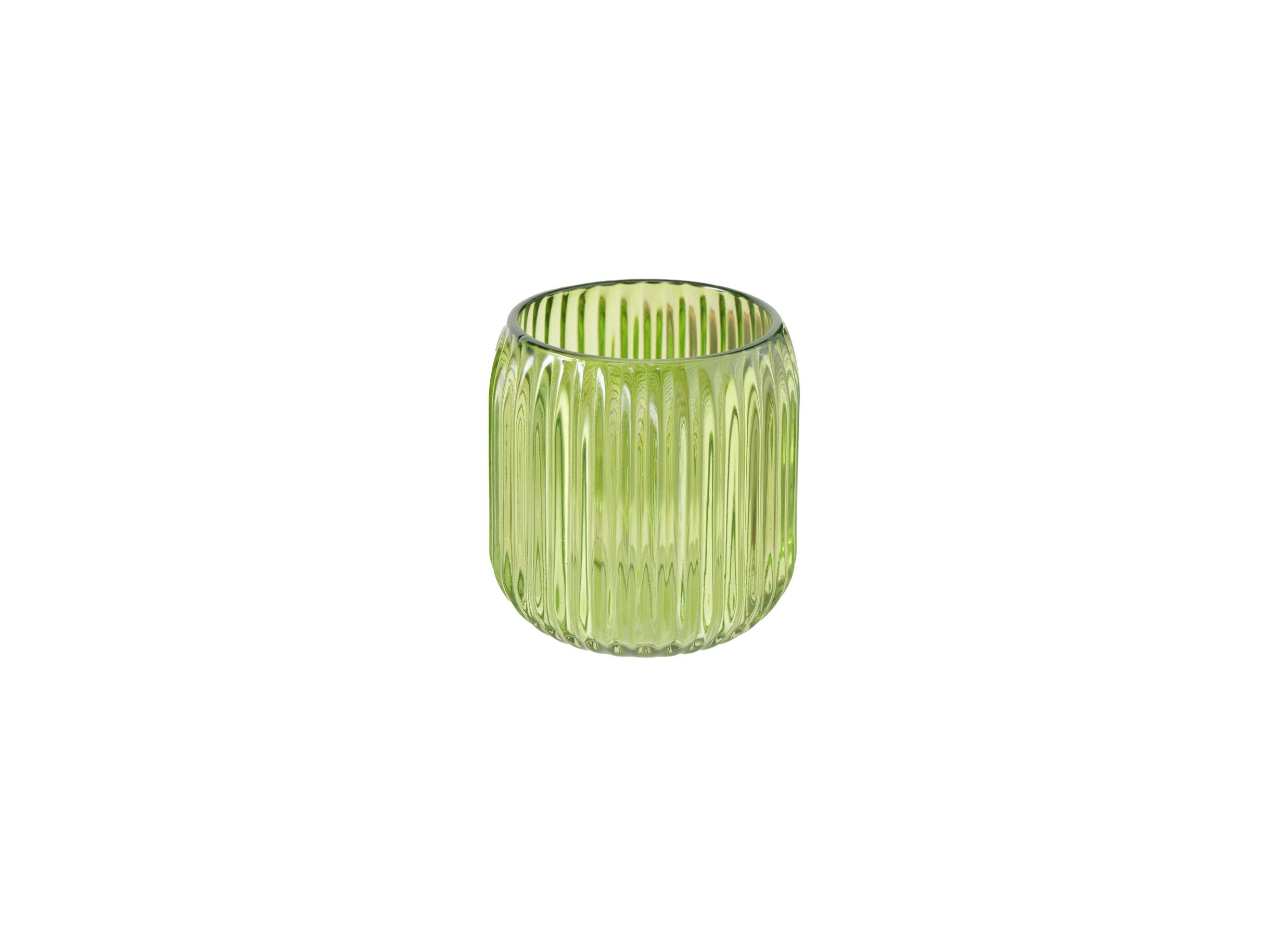 Overzichtsfoto - Windlicht Remsa H8,5cm - glas - groen