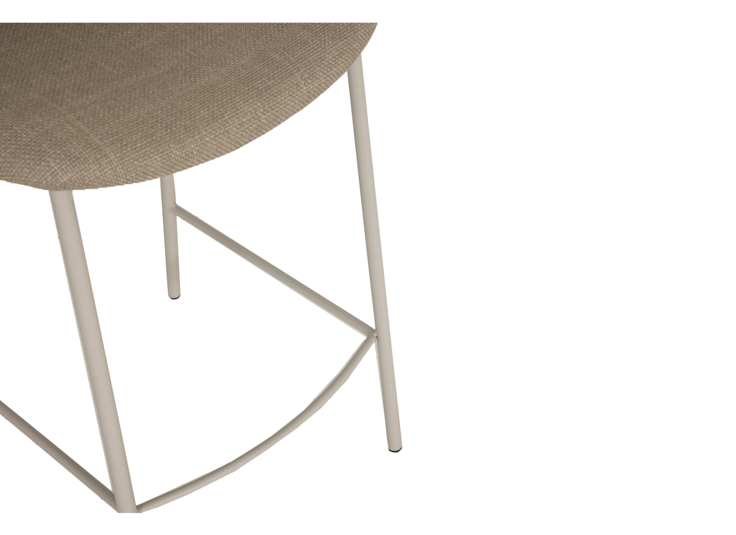 Detail - Chaise de bar Soda ZH64,5cm - tissu - naturel