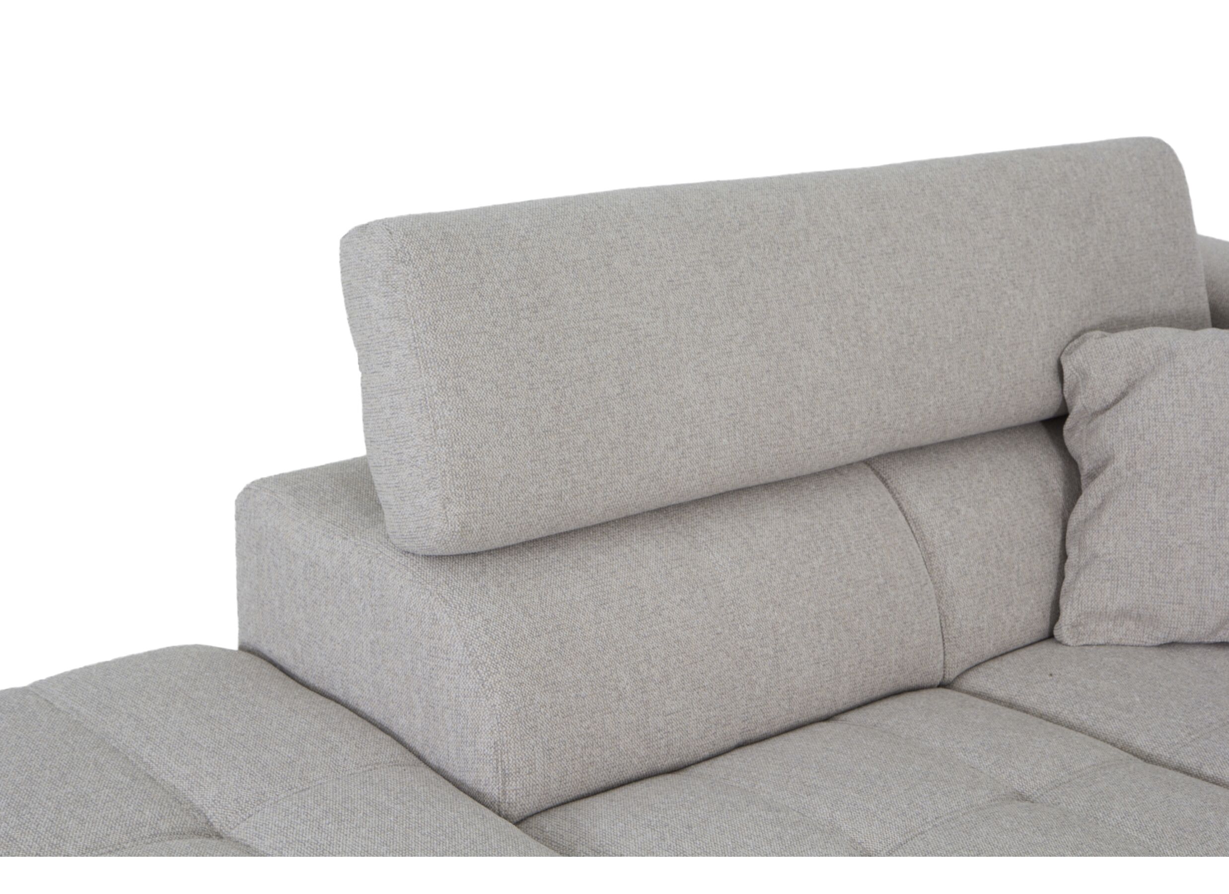 Canapé d'angle Rezzo 291x226cm - tissu avec relax
