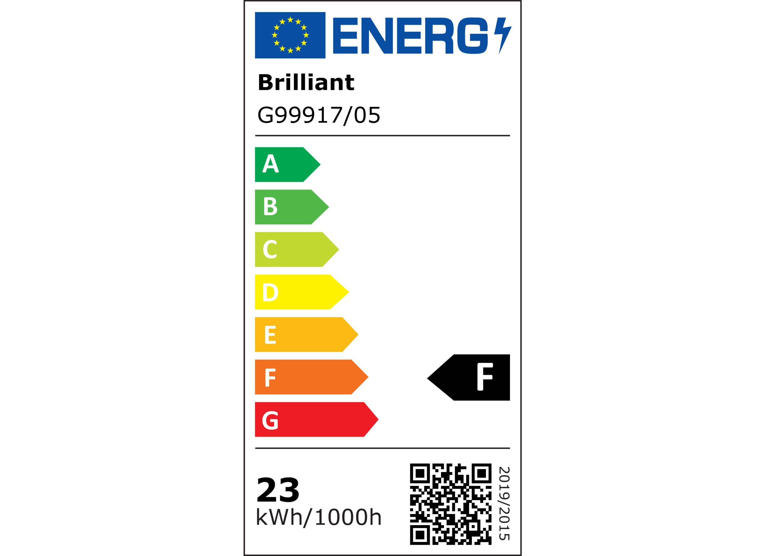 Energielabel - Plafondlamp Colden Ø29cm