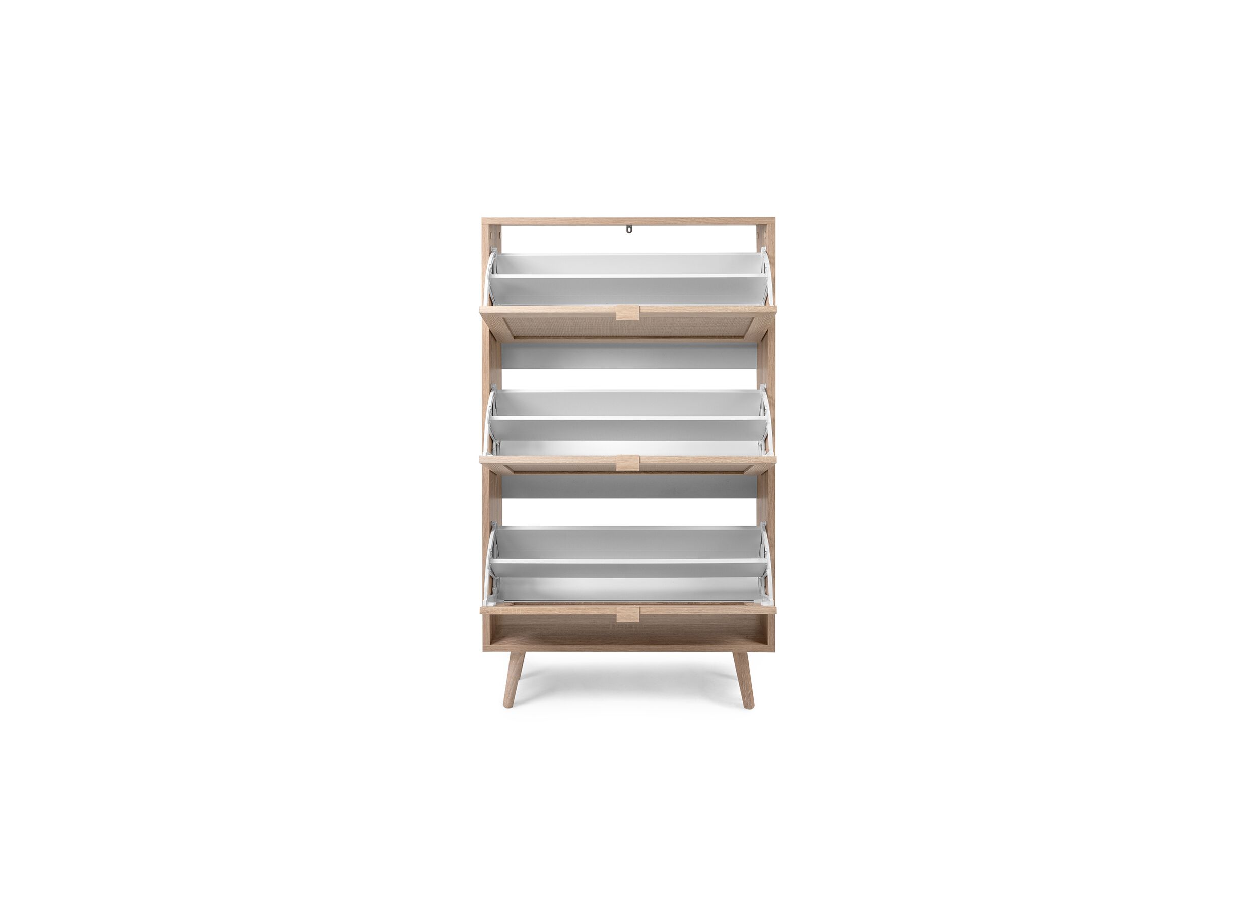 Schoenenkast Bali 70x24x125cm - melamine - sonoma eik