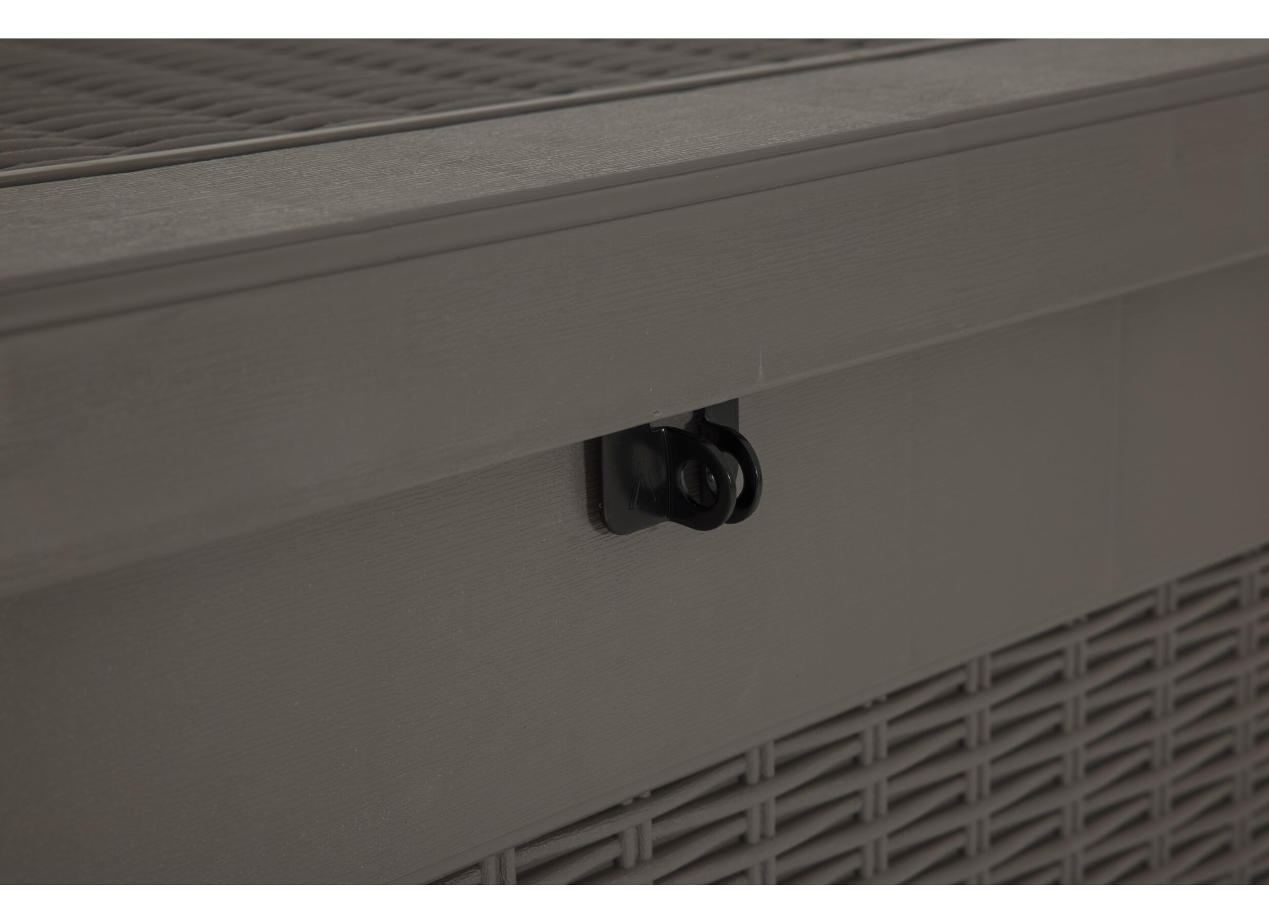 Detailfoto - Opbergkoffer 980L 172x81,8x85,5cm - kunststof - taupe