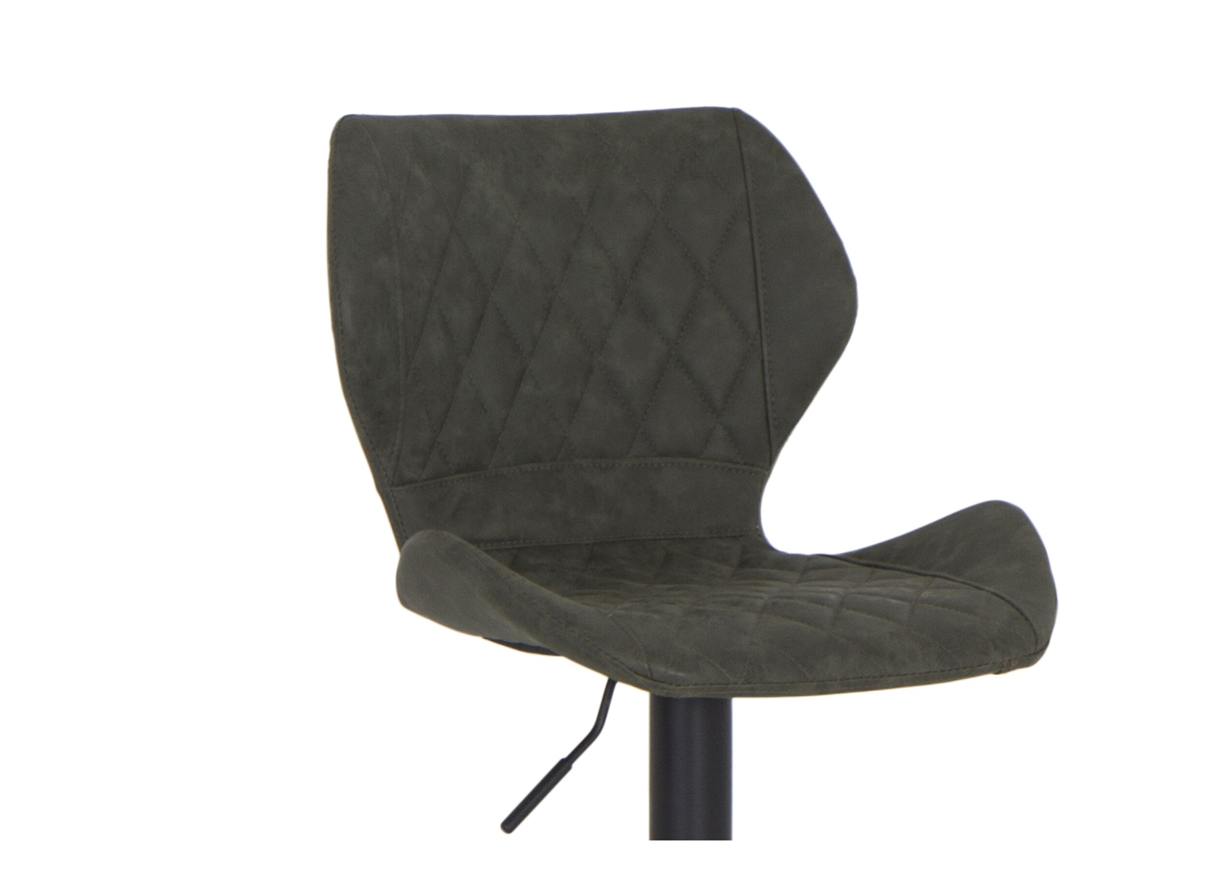 Chaise de bar Toro HA58-80cm - similicuir - vert