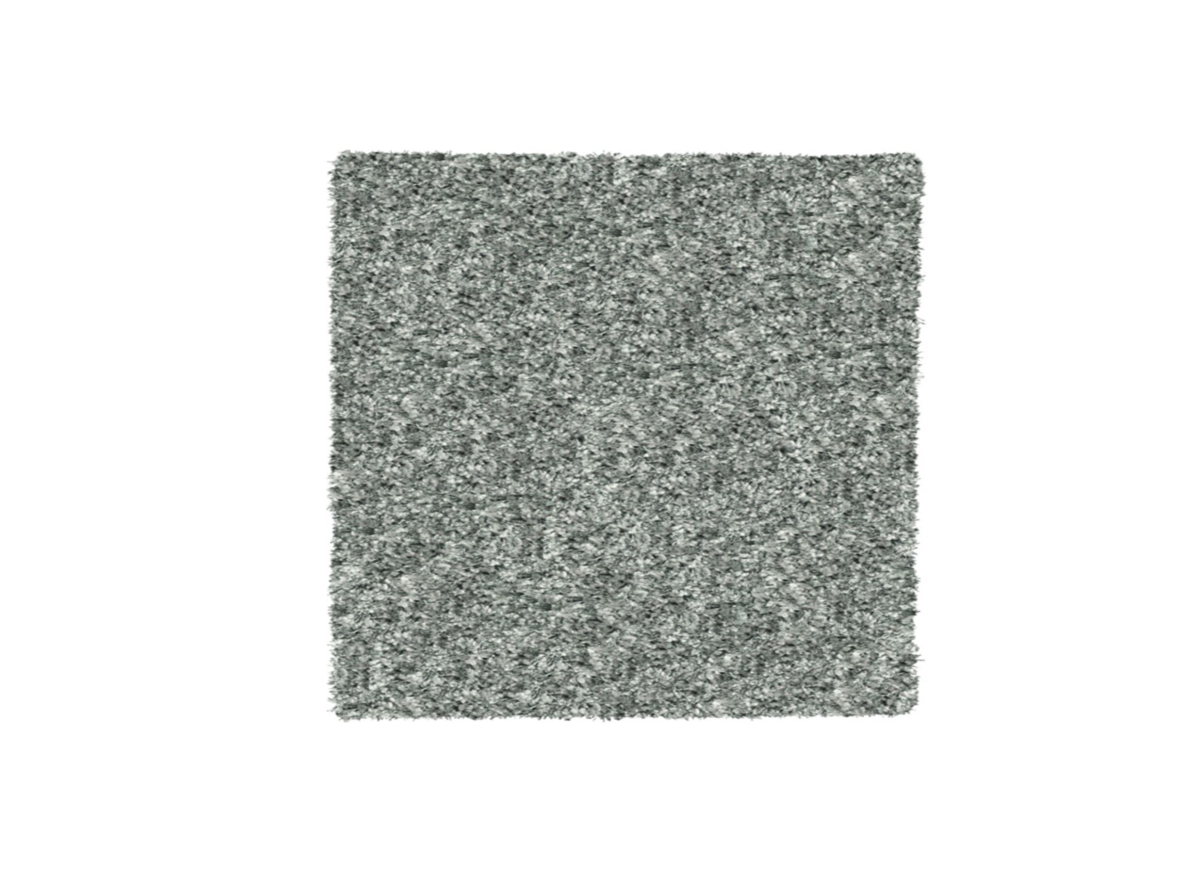 Tapijt Twilight 160x160cm - polypropyleen - zilver