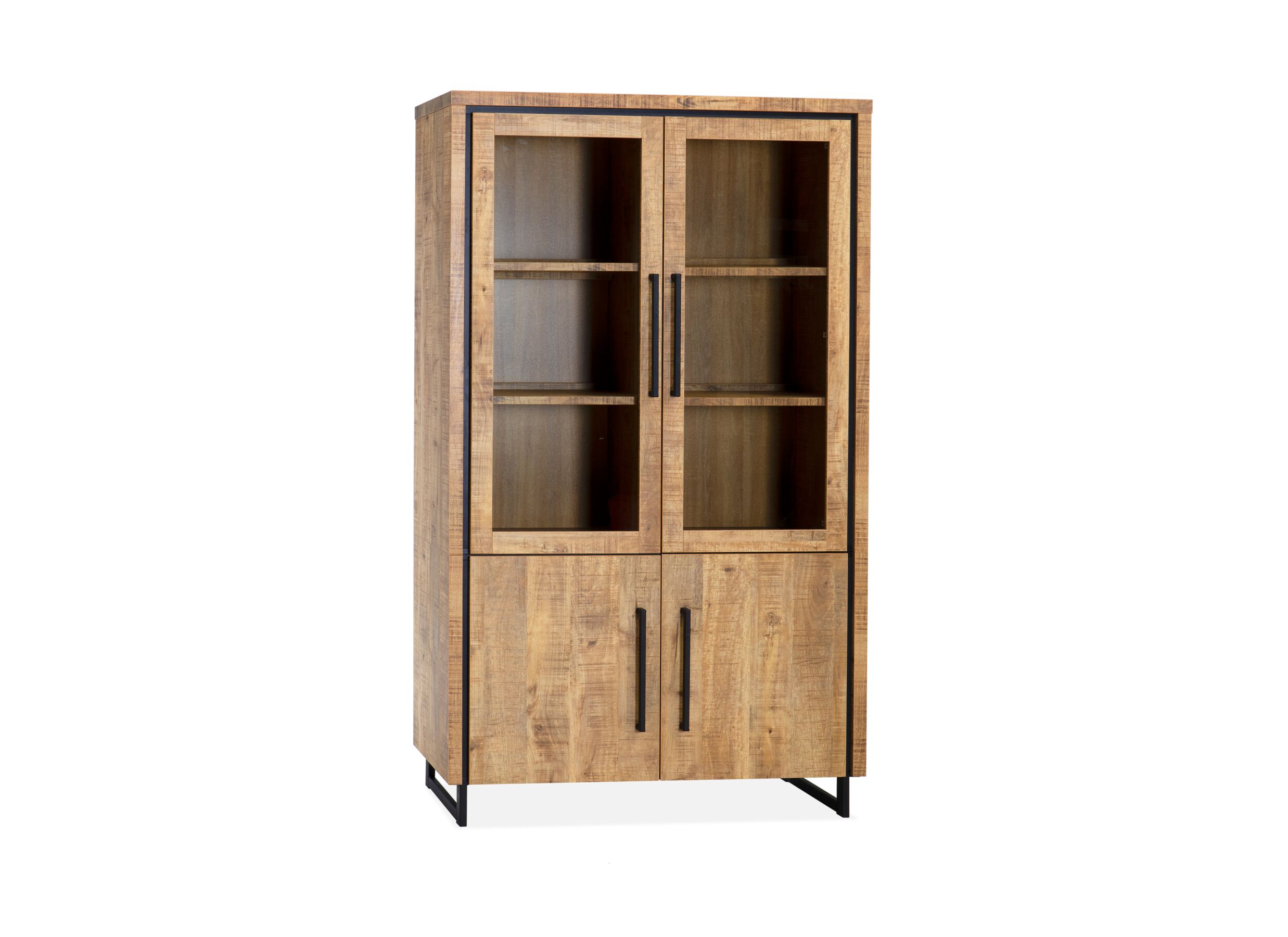 Vitrinekast Rimini 118cm - lamulux - mango