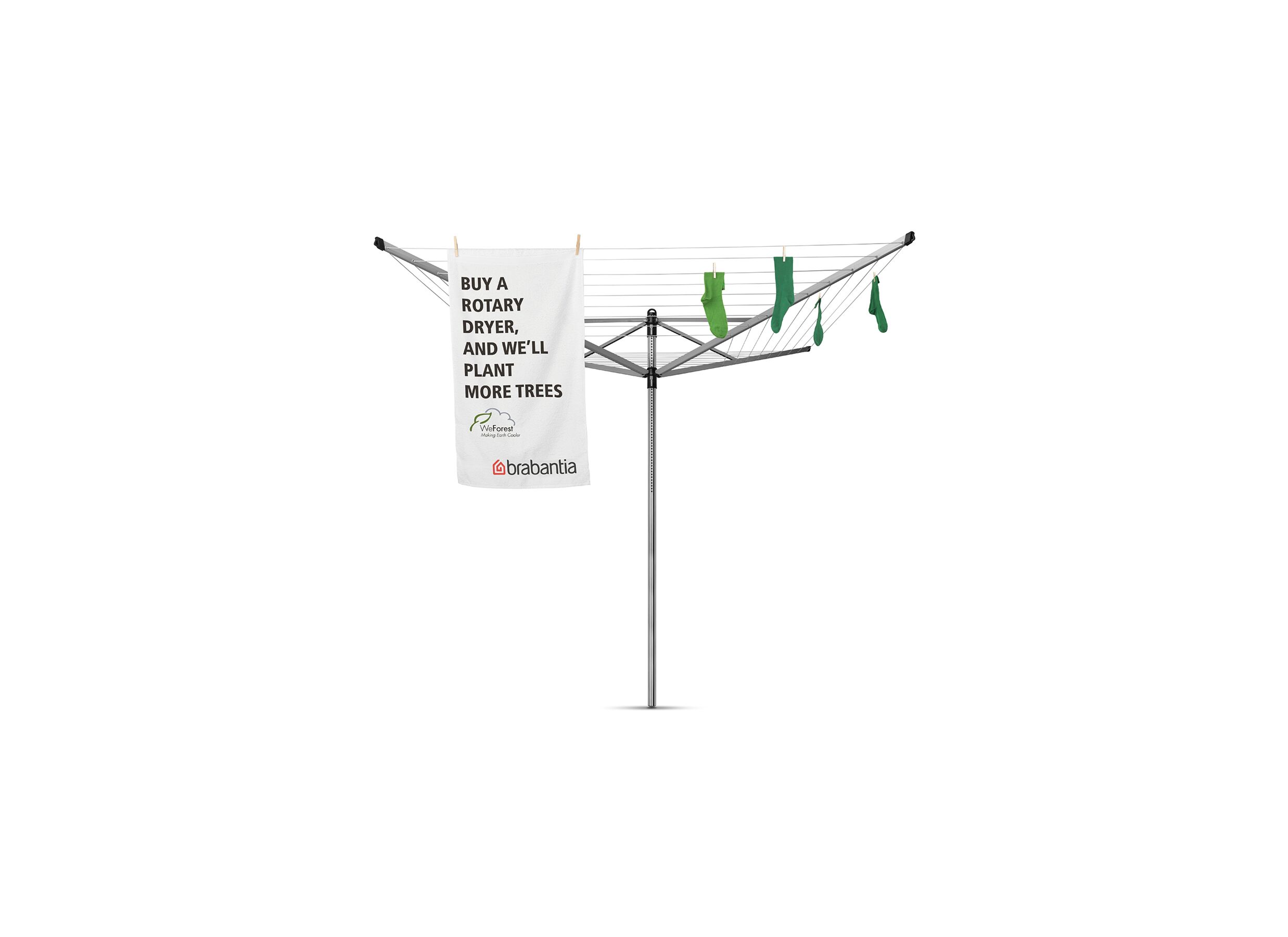 Overzichtsfoto - Droogmolen Lift-O-Matic Brabantia 50m