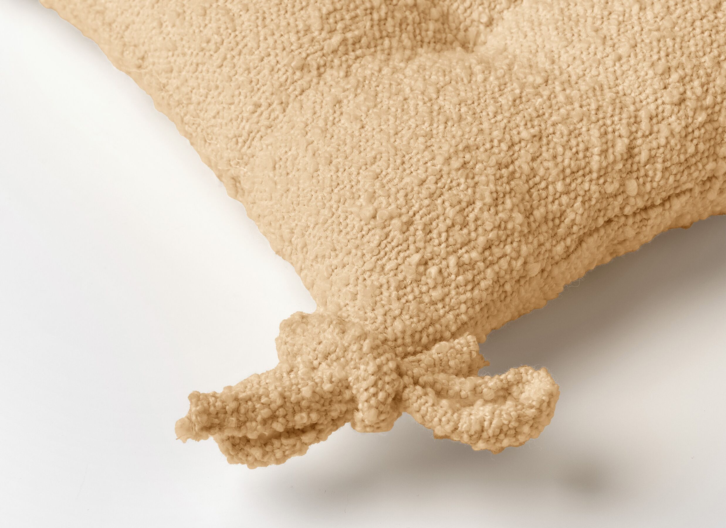 Detailfoto - Kussenhoes Onno 40x40cm - polyester - semolina