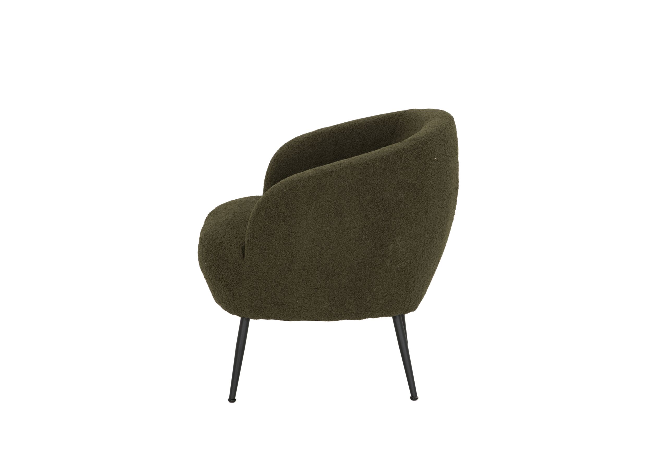 Fauteuil Teddy Bear 68x70x73cm - bouclé - vert