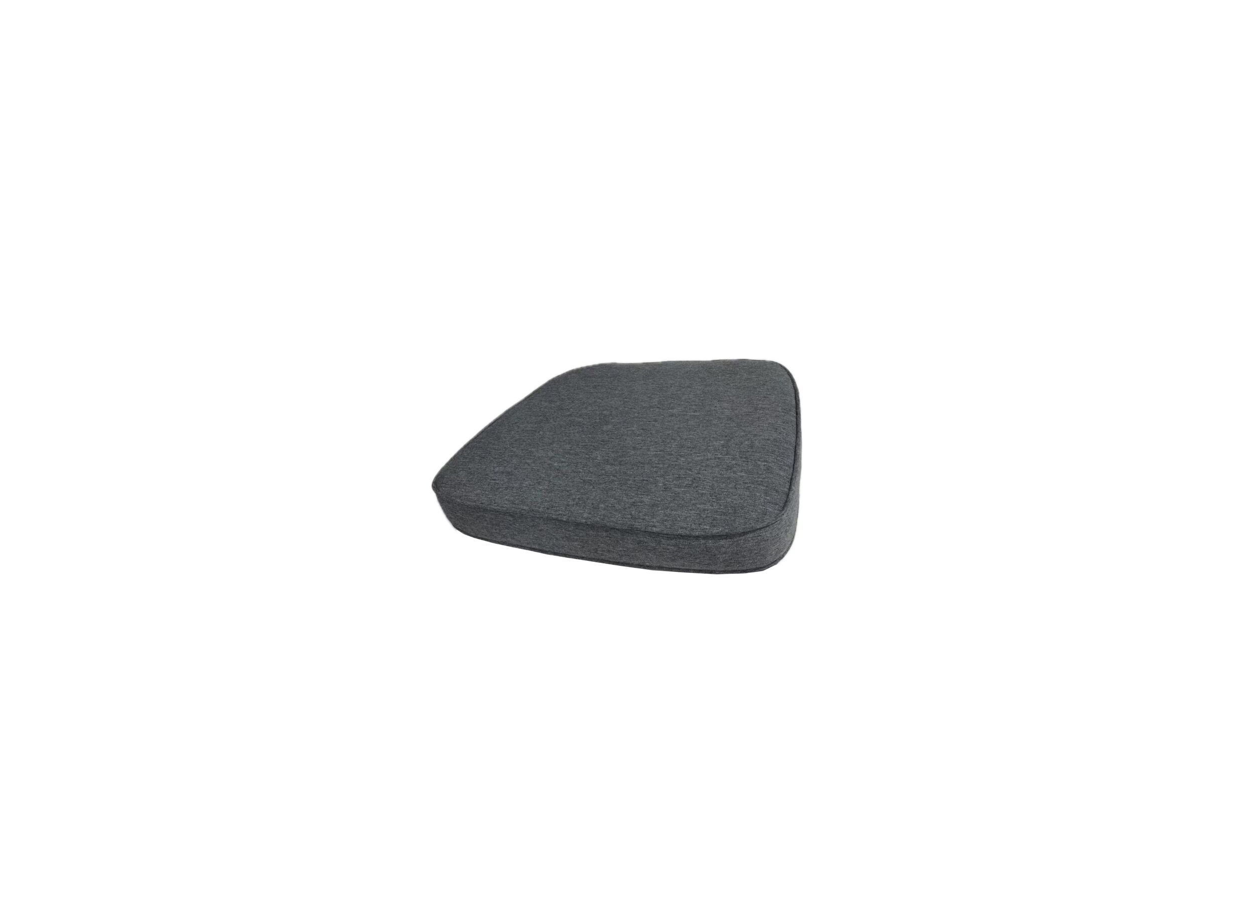 Aperçu - Coussin en osier Jono 46x49cm - fibre polyester - anthracite