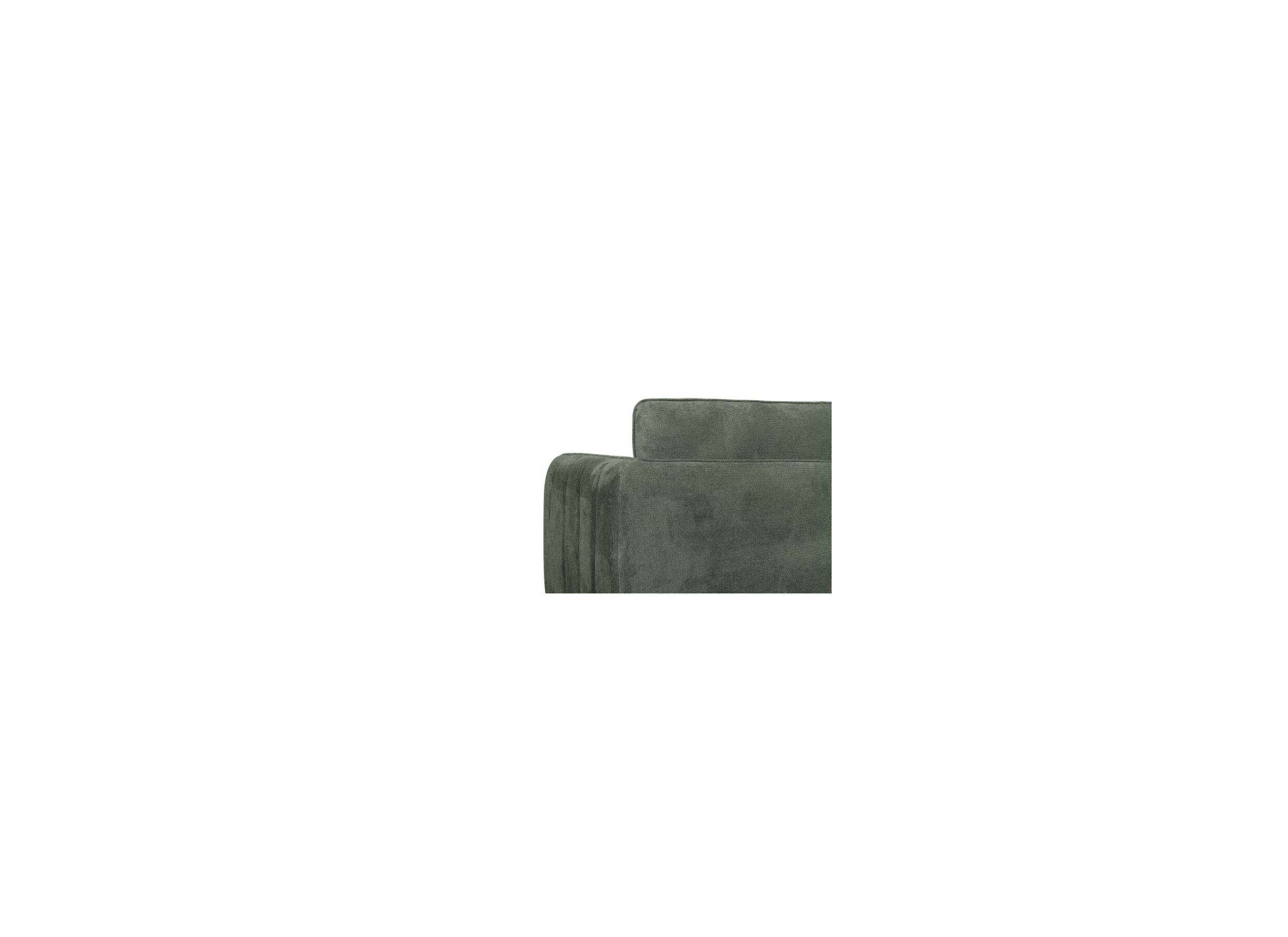 Detail - Canapé Pack 3 places tissu vert