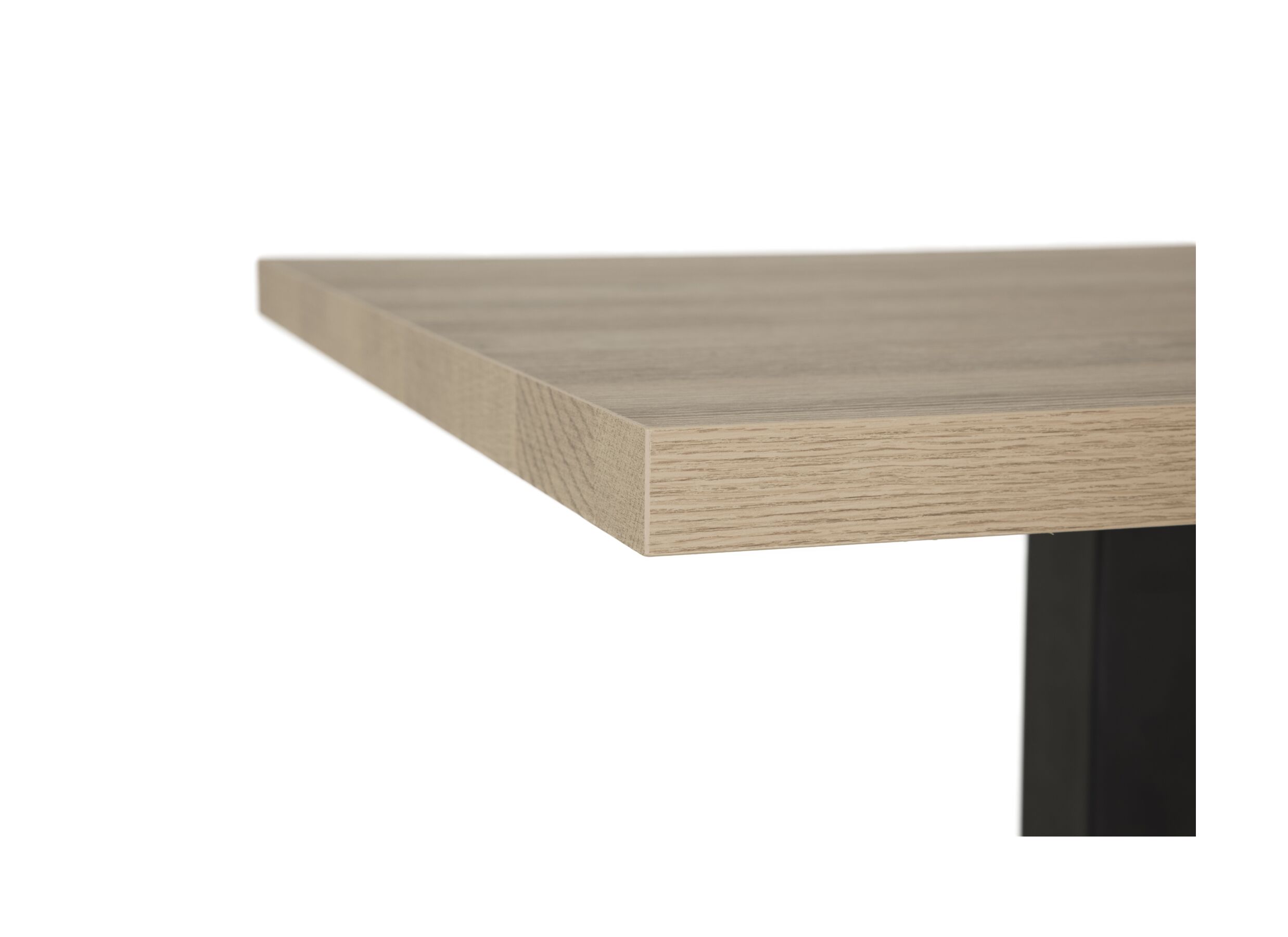 Detail - Table Bistro 80x80cm - mélamine - french oak