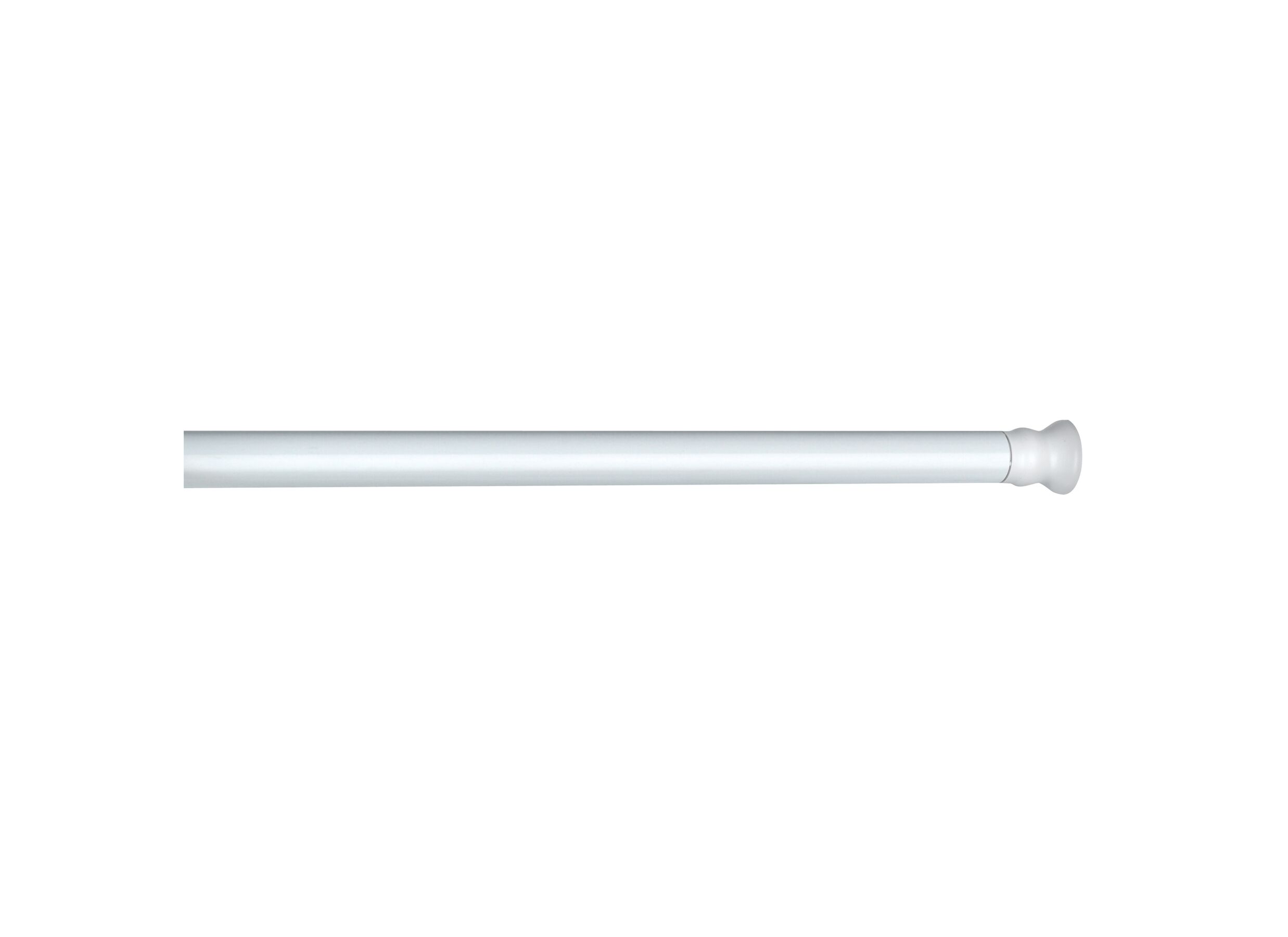 Barre de douche 110/245cm blanc - Barre de douche 110/245cm blanc