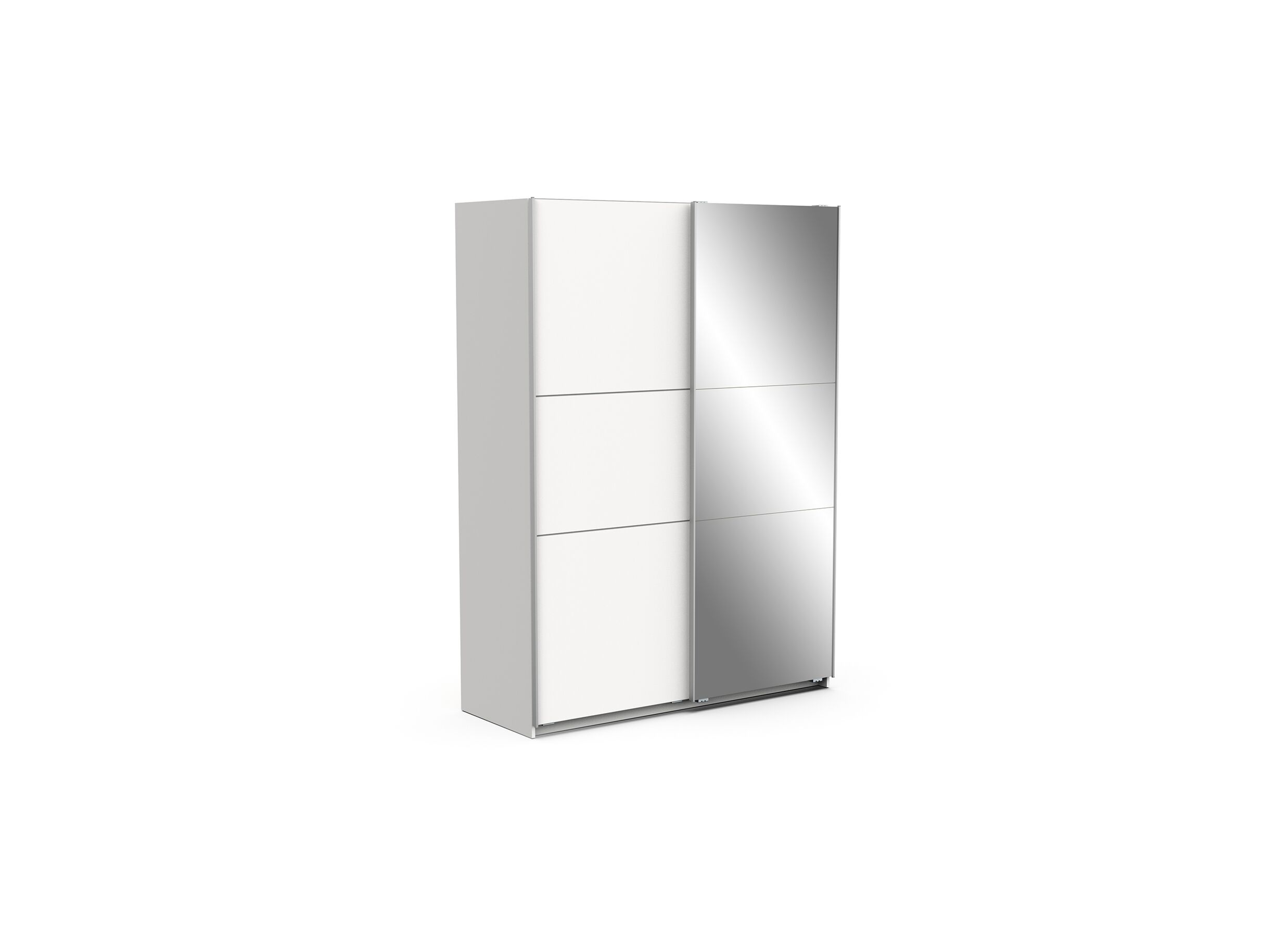 Armoire à portes coulissantes Ghost 150cm - Armoire à portes coulissantes Ghost 148cm - décor - blanc