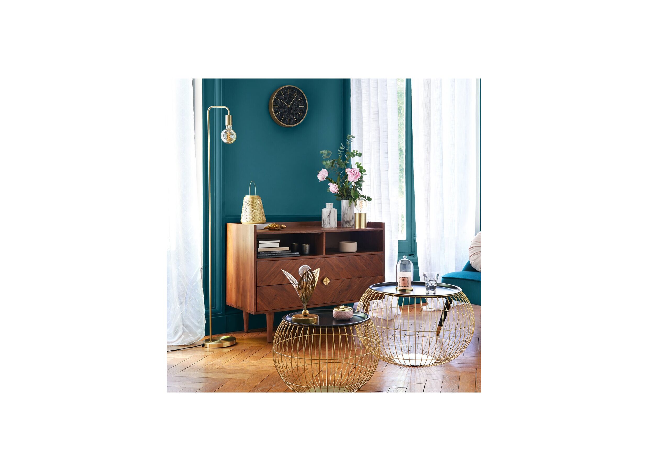 Foto ambiance - Lampadaire Keli H150cm