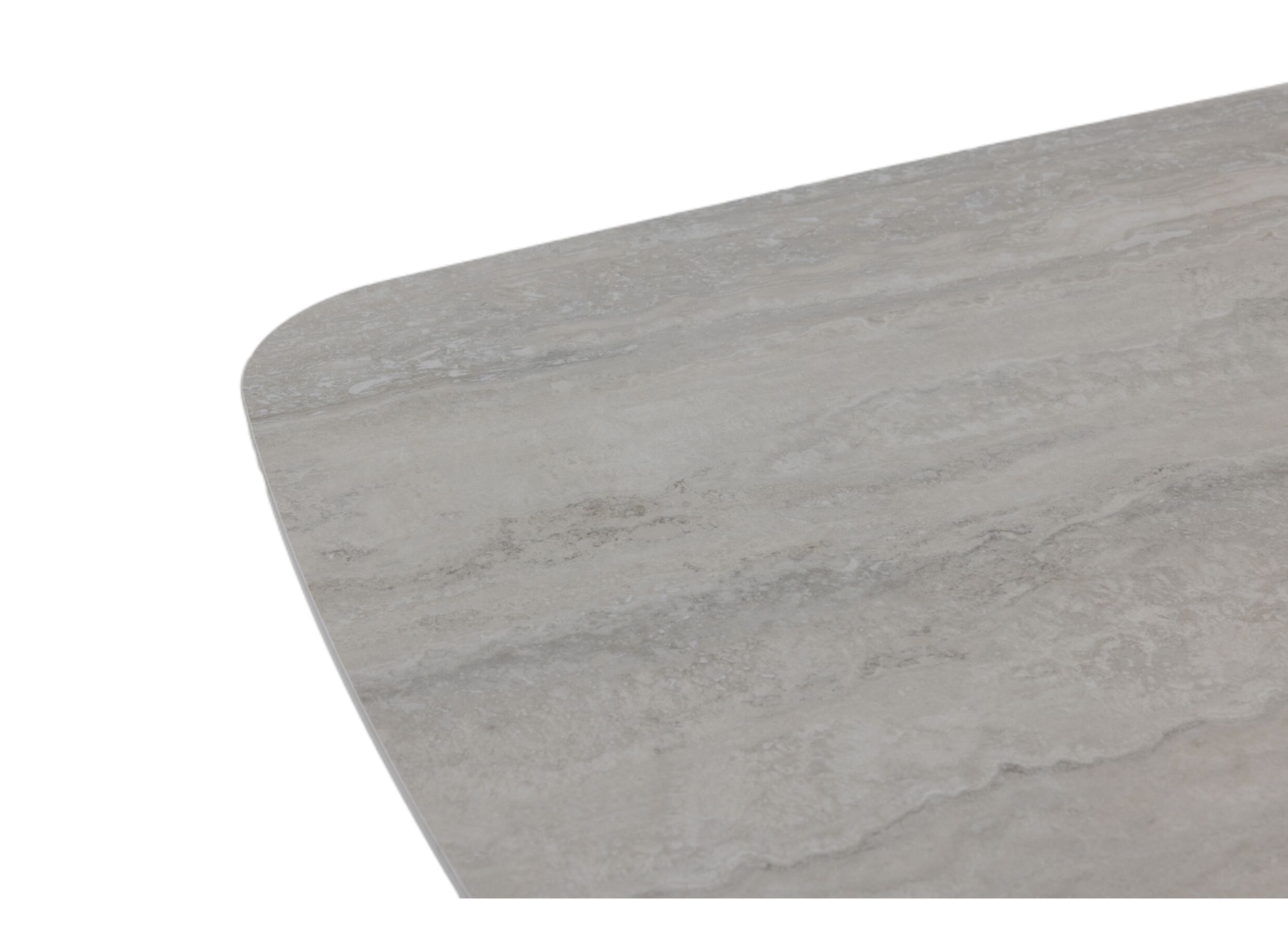 Detail - Table TF2507 200x100cm - céramique - travertin look