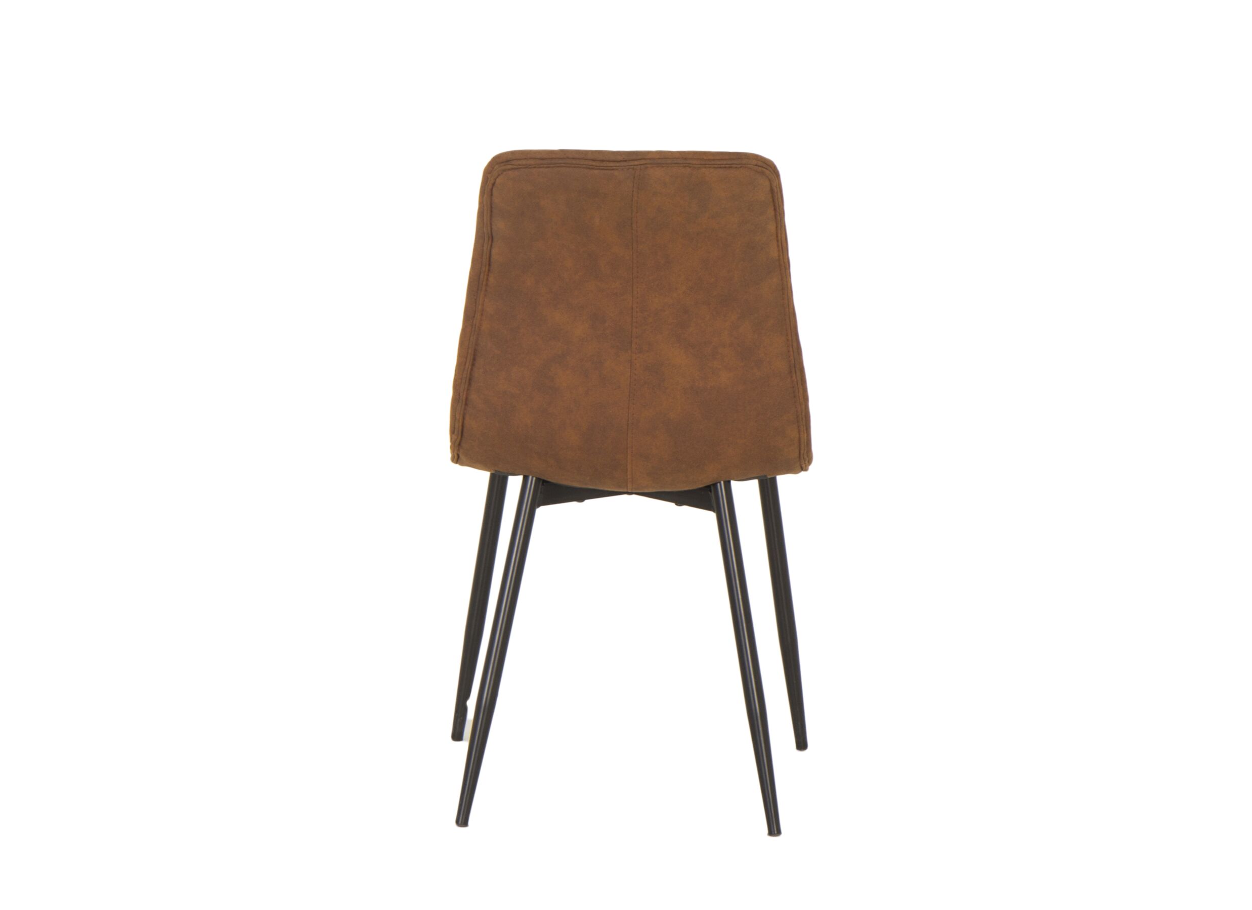 Chaise Furu 45x51x85cm - microvezel - cognac