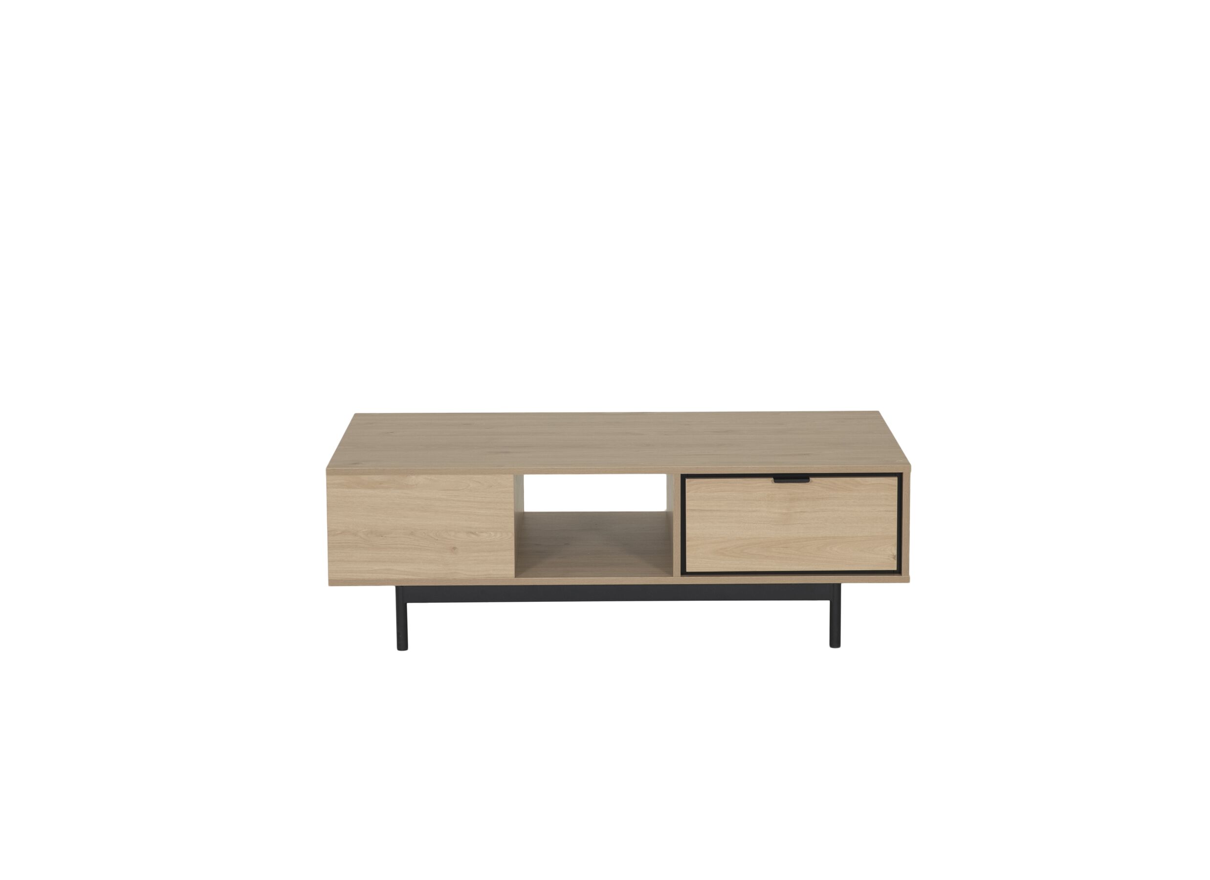 Aperçu - Table basse Token 130x170cm - décor - chêne avec rangemant