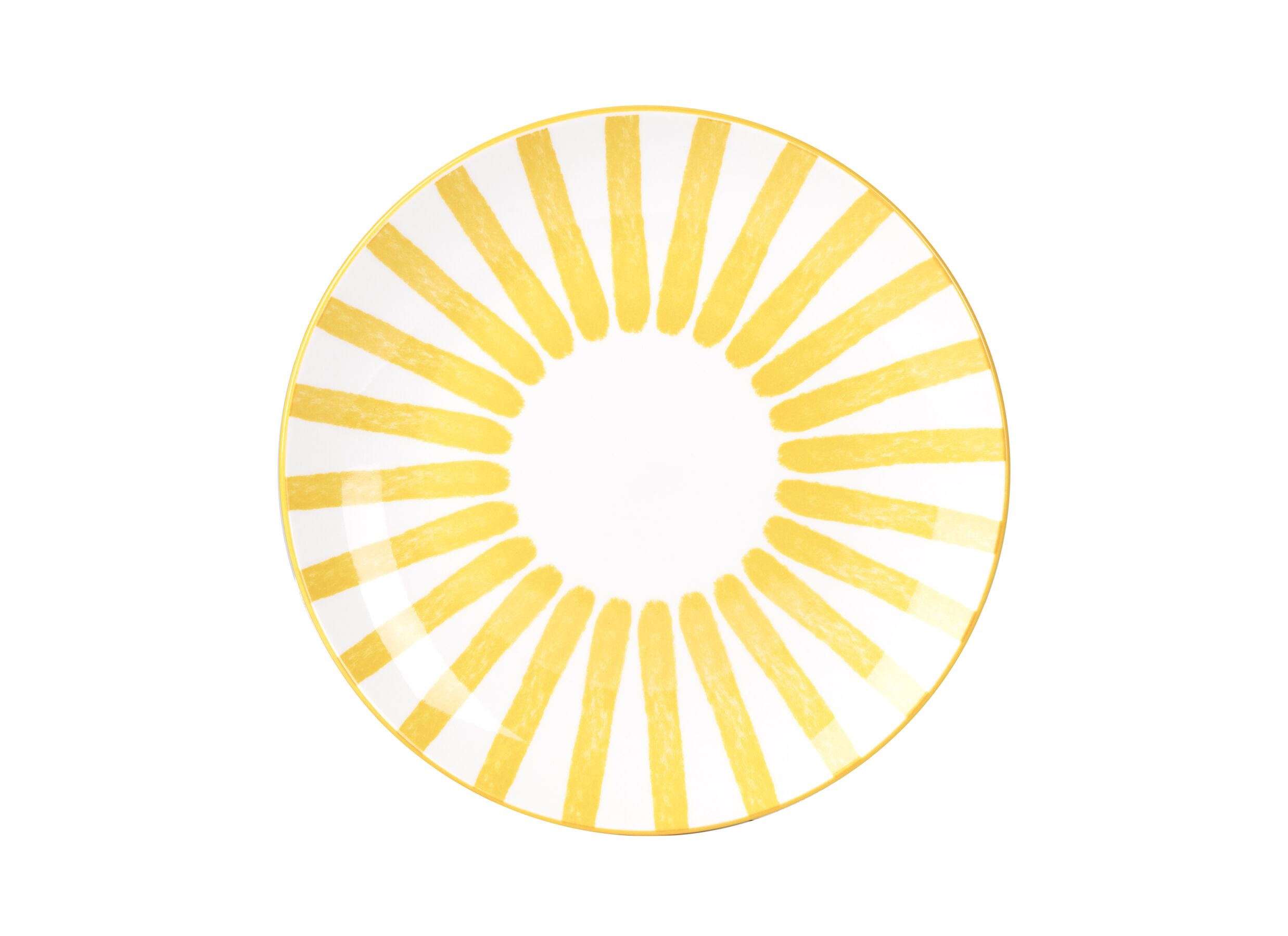 Aperçu - Assiette à dessert Cabana Ø20,5 - porcelaine - jaune