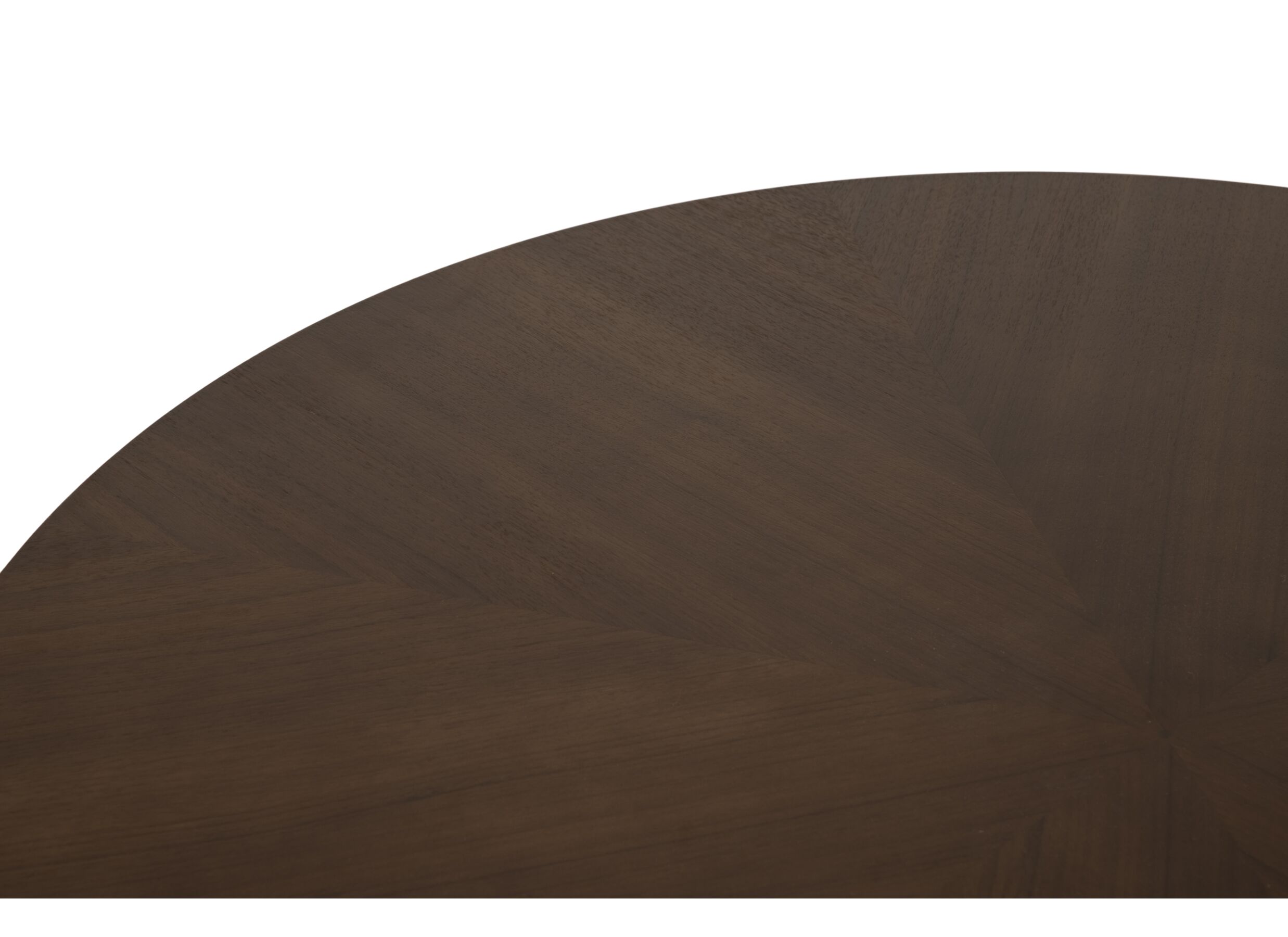 Detail - Table ronde Daytona Ø120cm - MDF - noyer