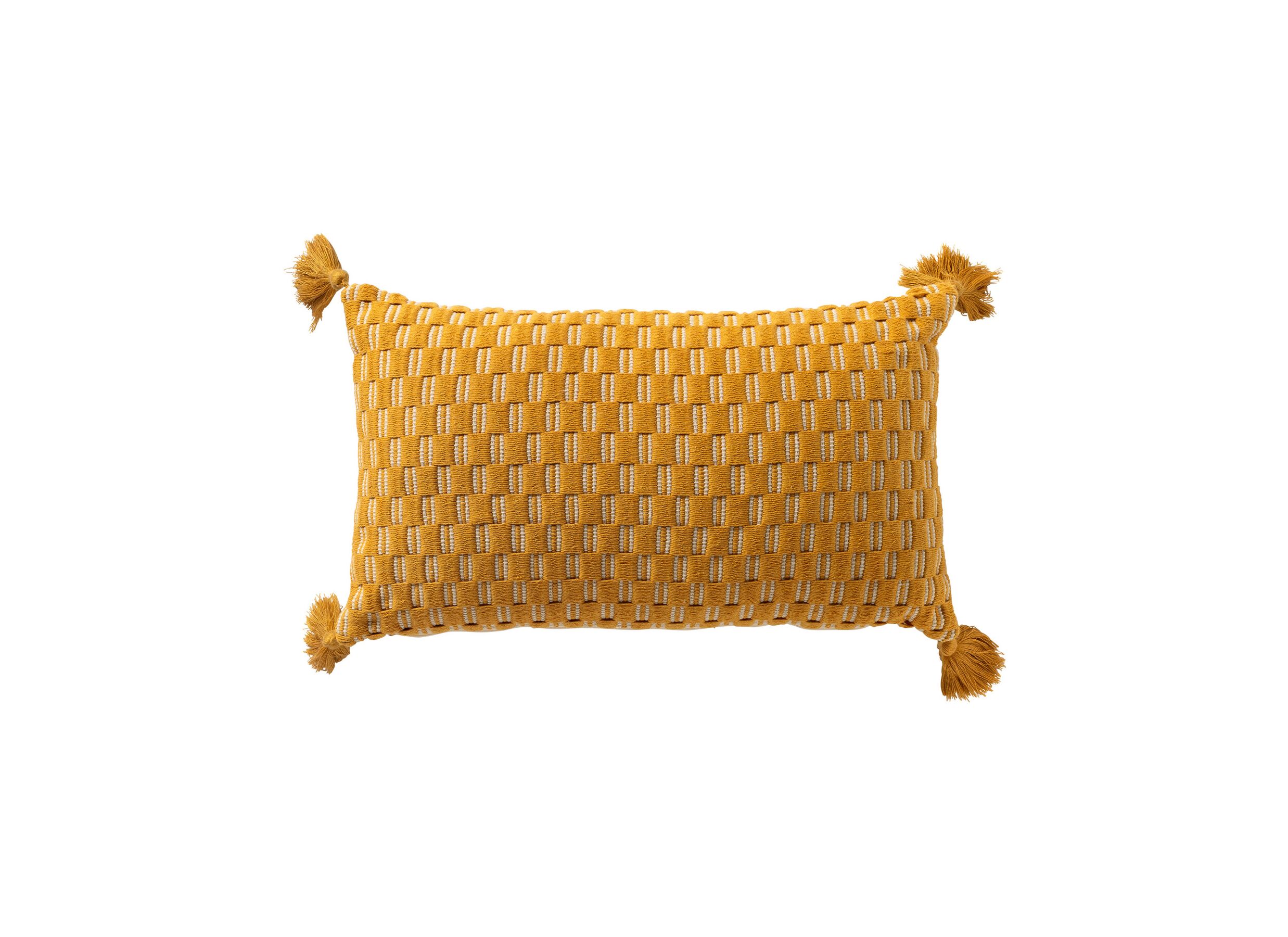 Plus Important - Coussin Daimy 30x50cm - tissu - rattan
