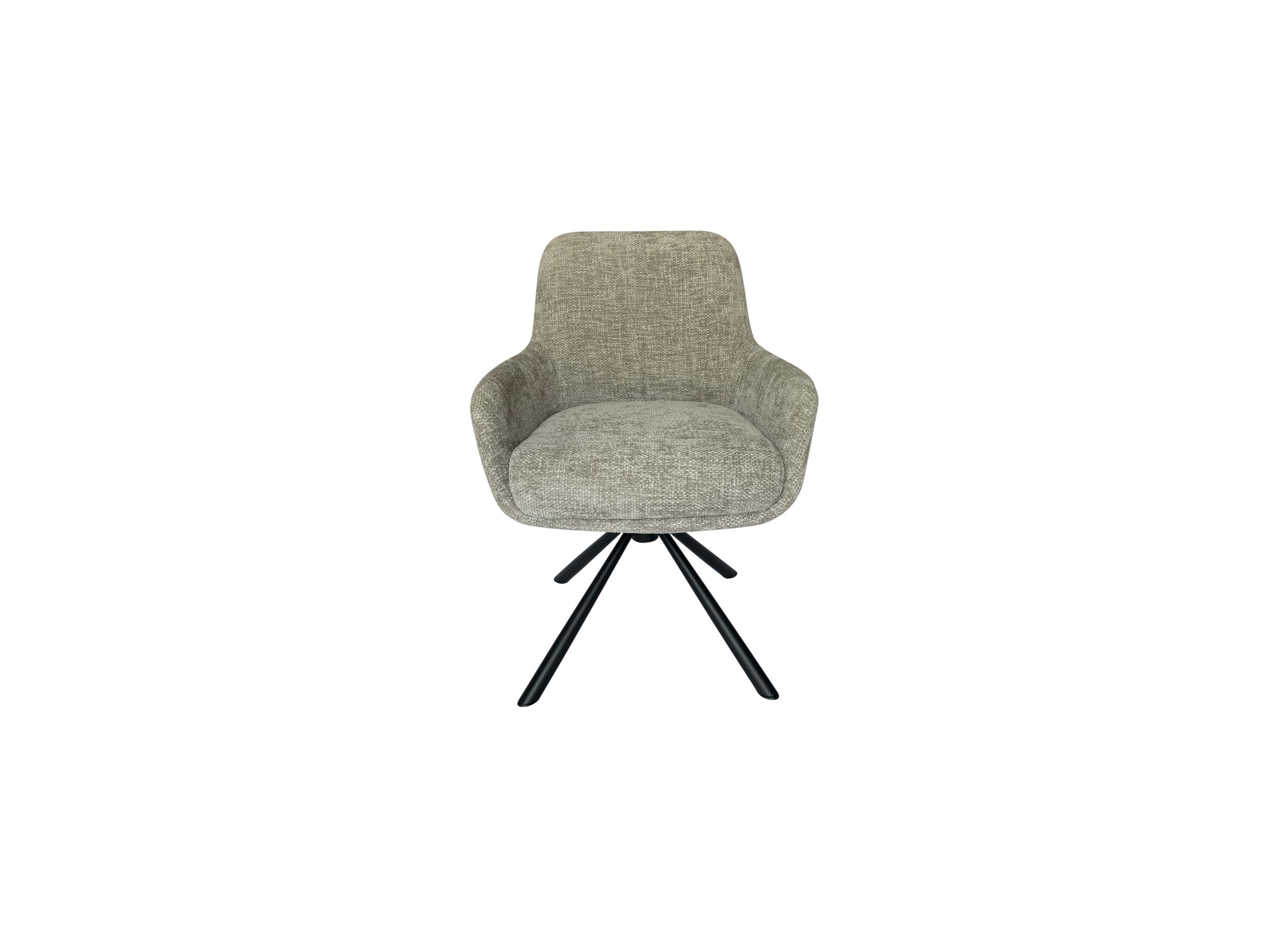 Draaistoel Jump 47x60x88cm - stof - lichtgrijs