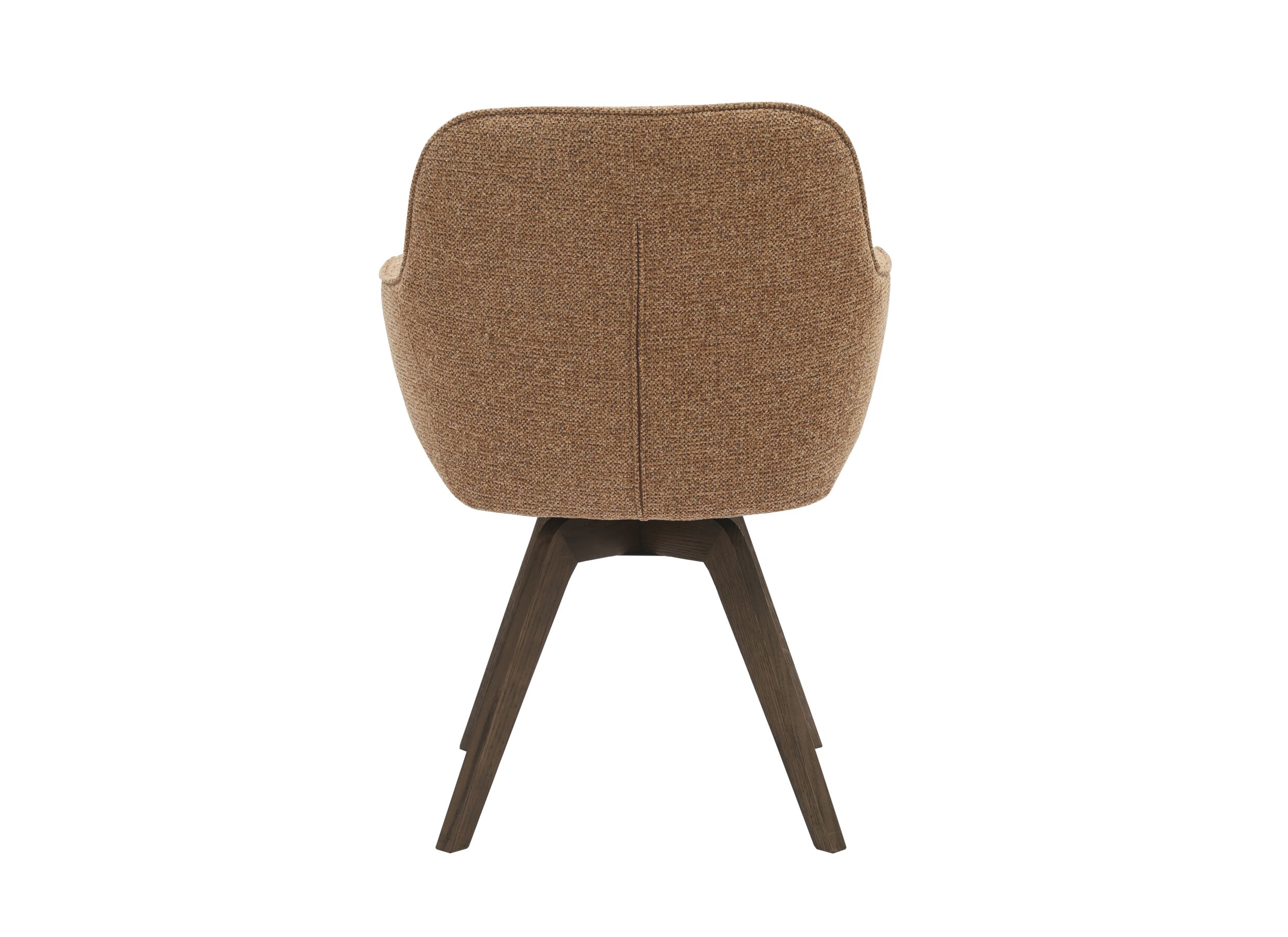 Aperçu - Chaise coque Tristan 63x62,5x86,5cm - fibre polyester - rouille