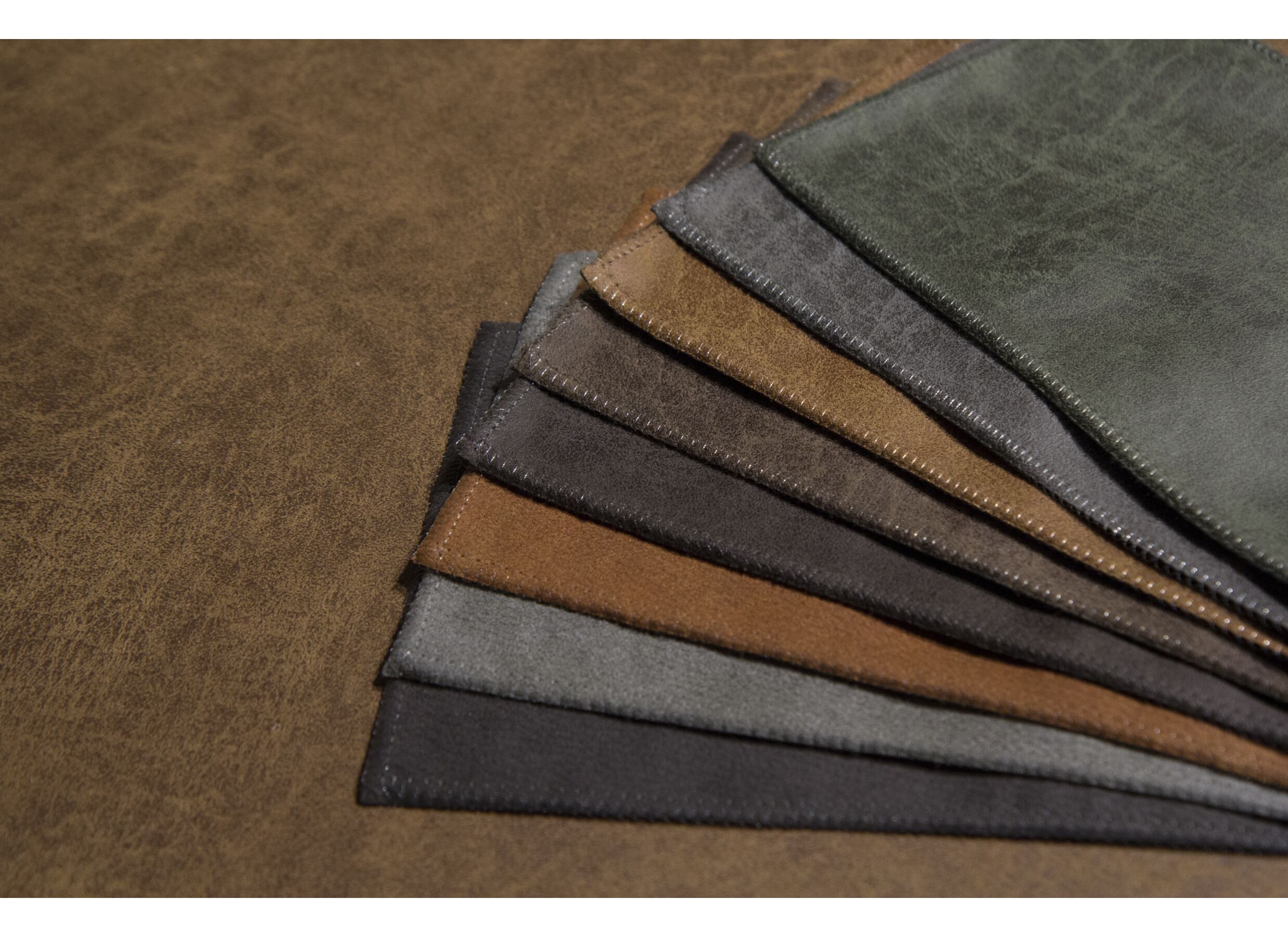 Canapé d'angle Alicante 373x228cm - tissu - cognac