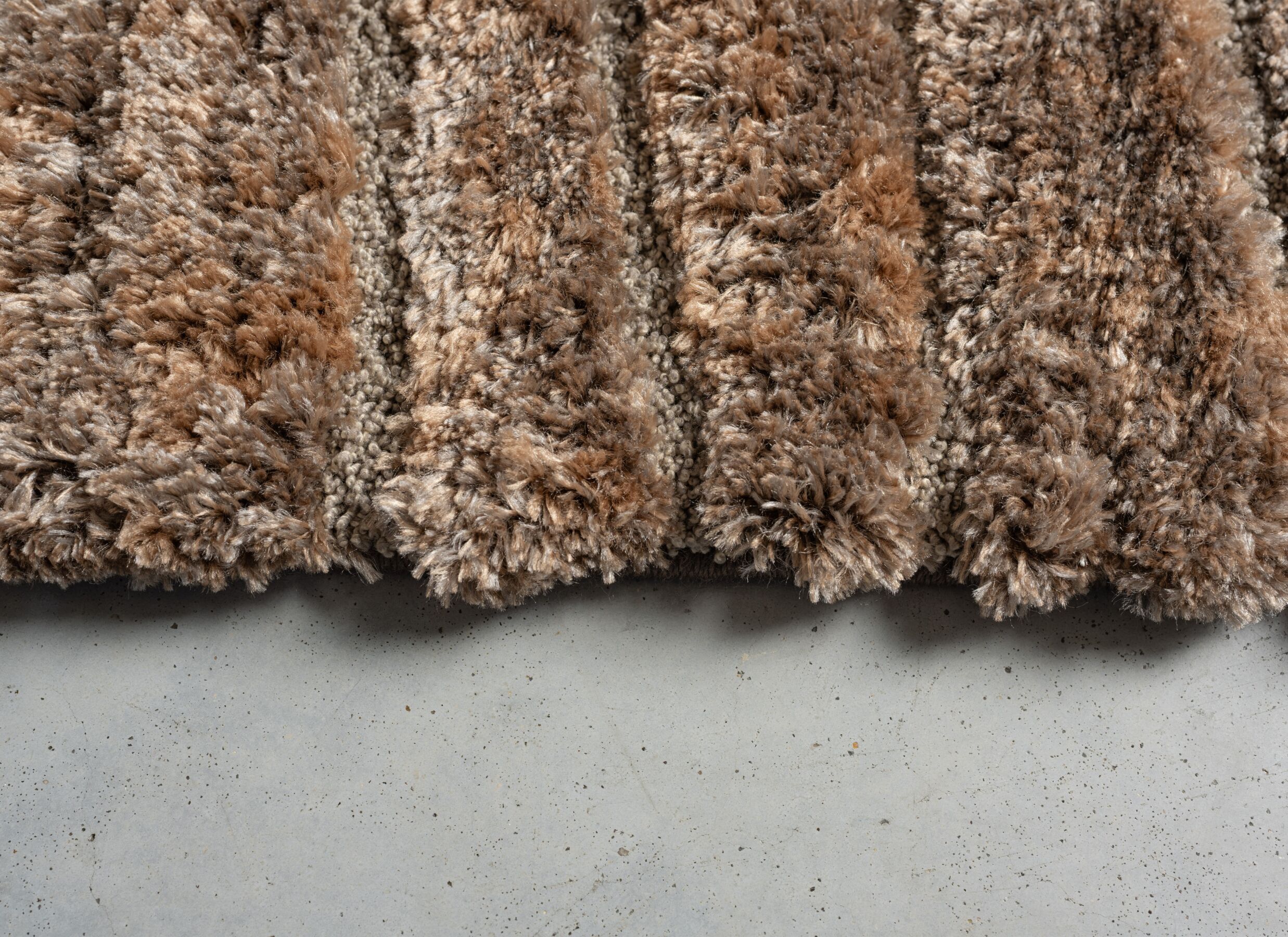 Detailfoto - Tapijt Madagaskar 160x230cm - polyestervezel - bruin