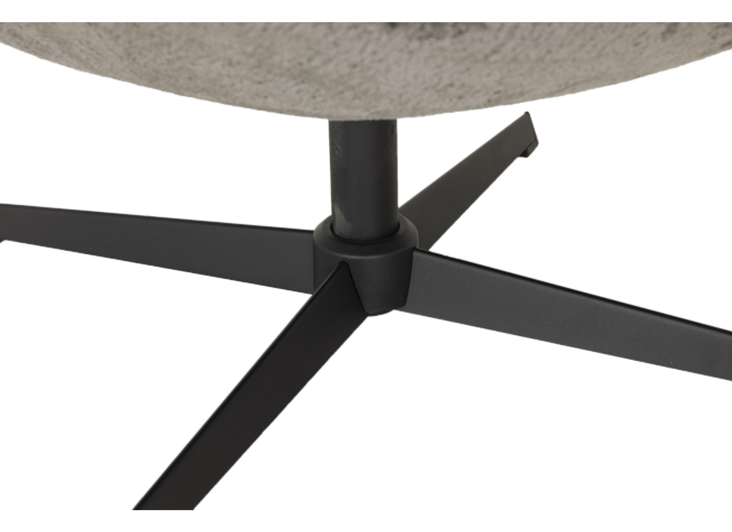 Detail - Fauteuil pivotant Iota 76x81x84cm - chenille - gris foncé
