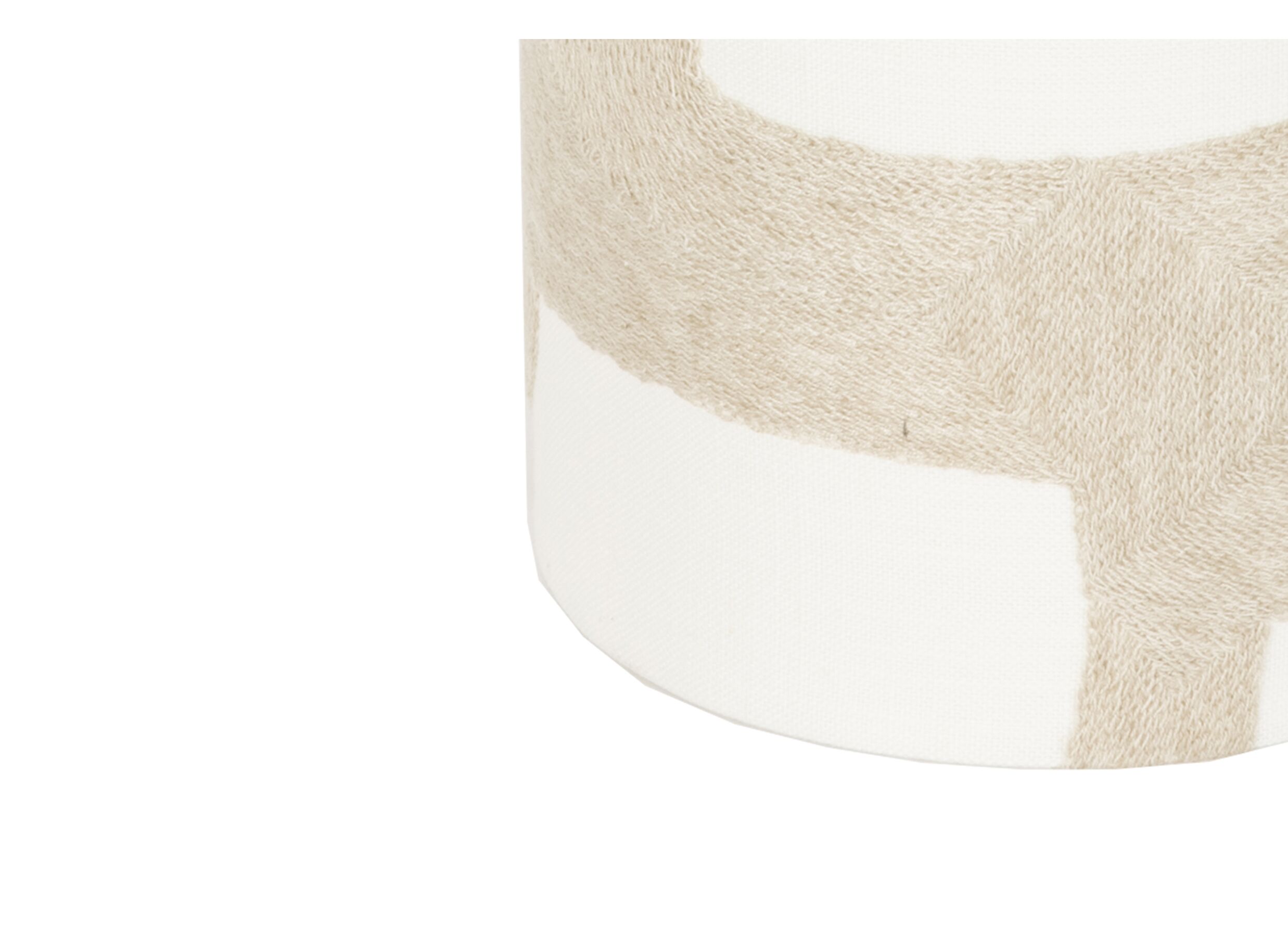 Detail - Abat-jour Ø15cm - tissu - beige