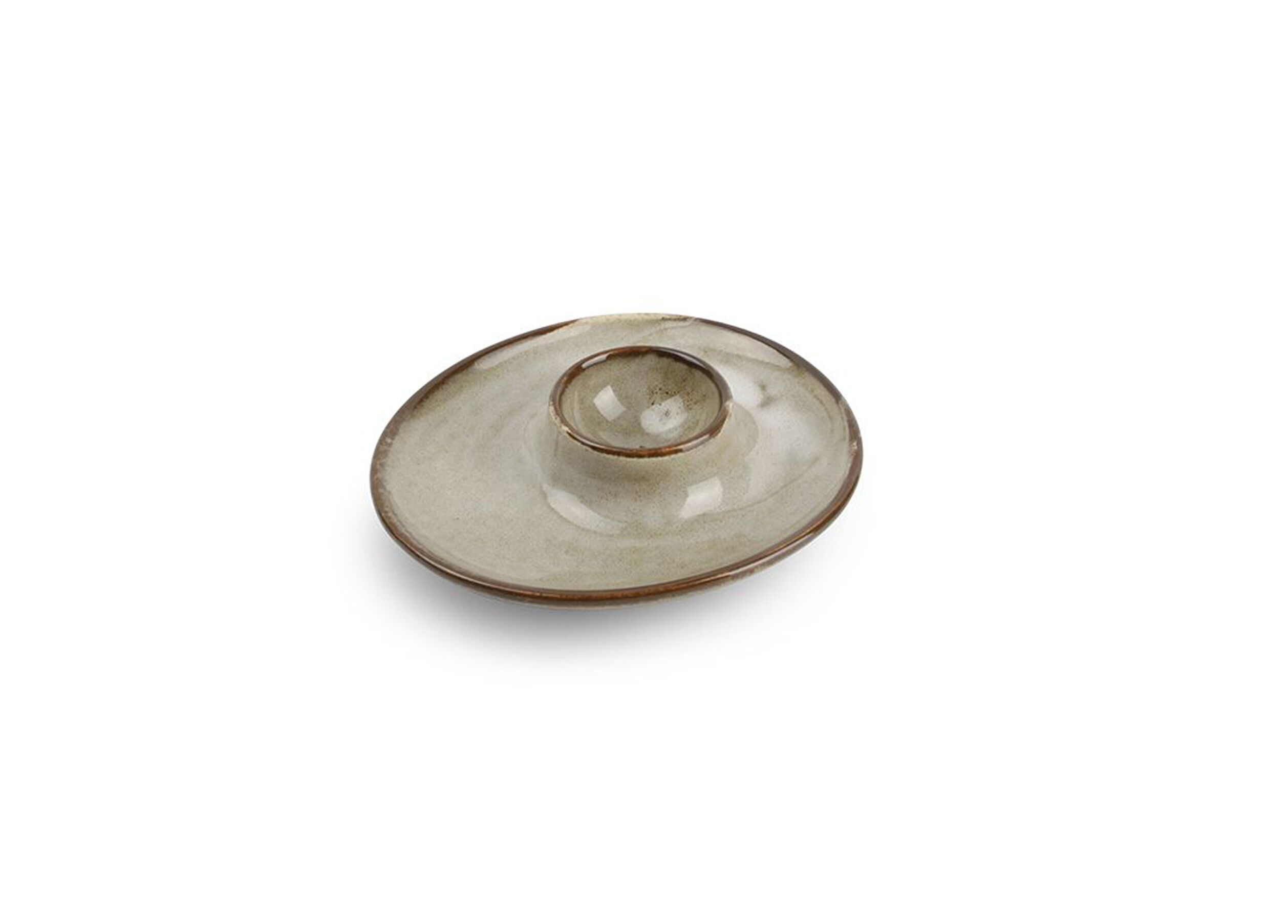 Eierdopje Ceres Ø12cm - porselein - grijs - Eierdopje Ceres Ø12cm - porselein - grijs