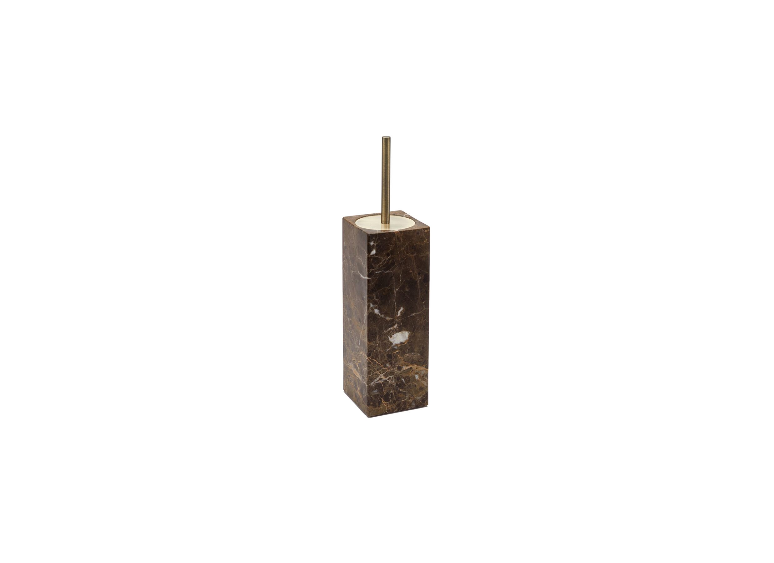 Brosse wc Hammam brun marbre - Brosse wc Hammam brun marbre