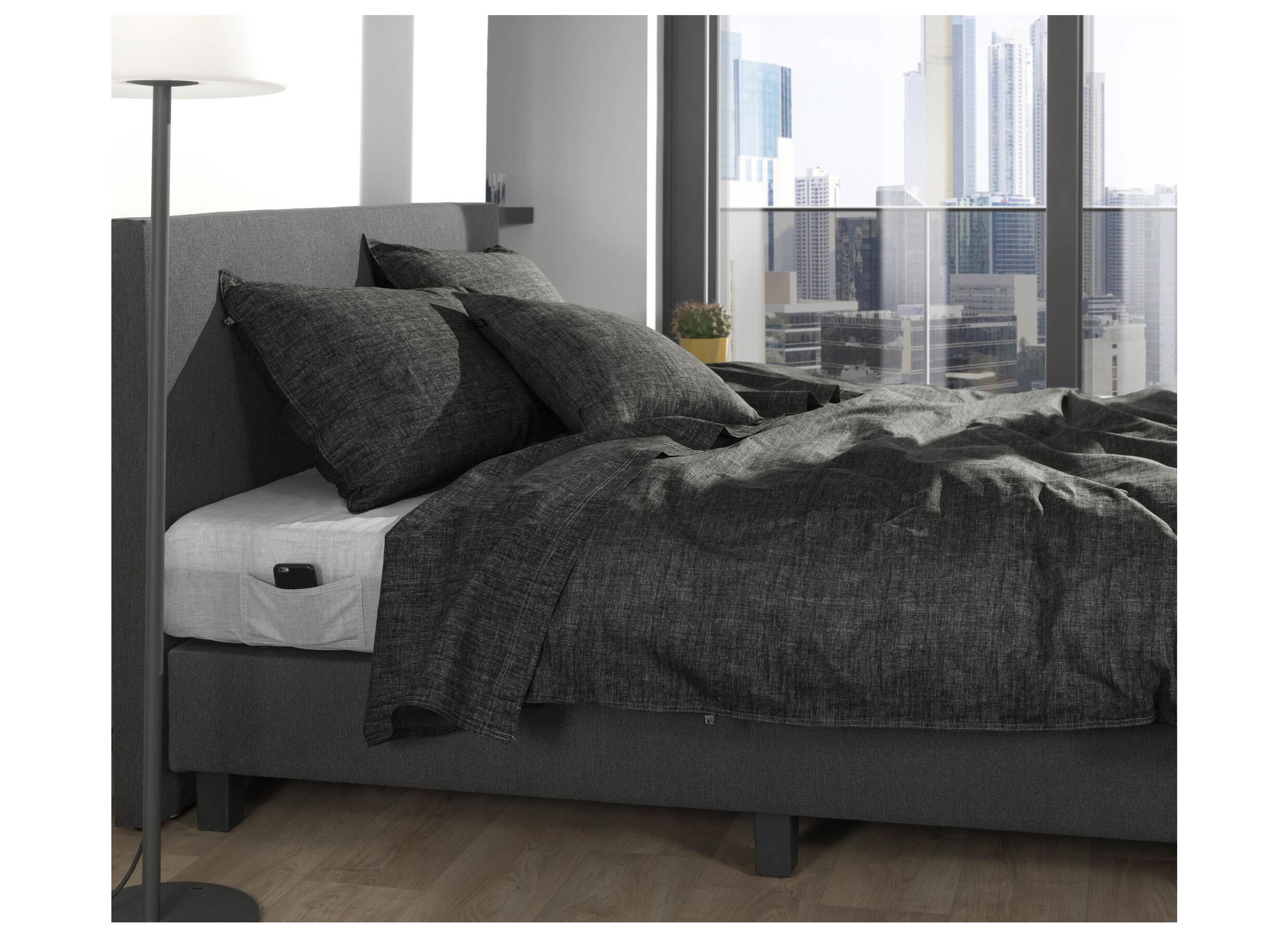 Foto ambiance - Housse de couette 240x220cm coton