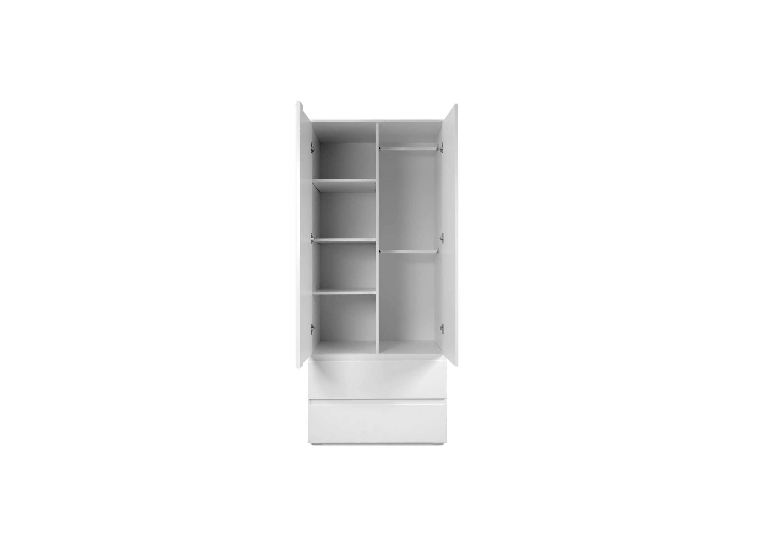 Garde-robe Image 80cm - décor - blanc