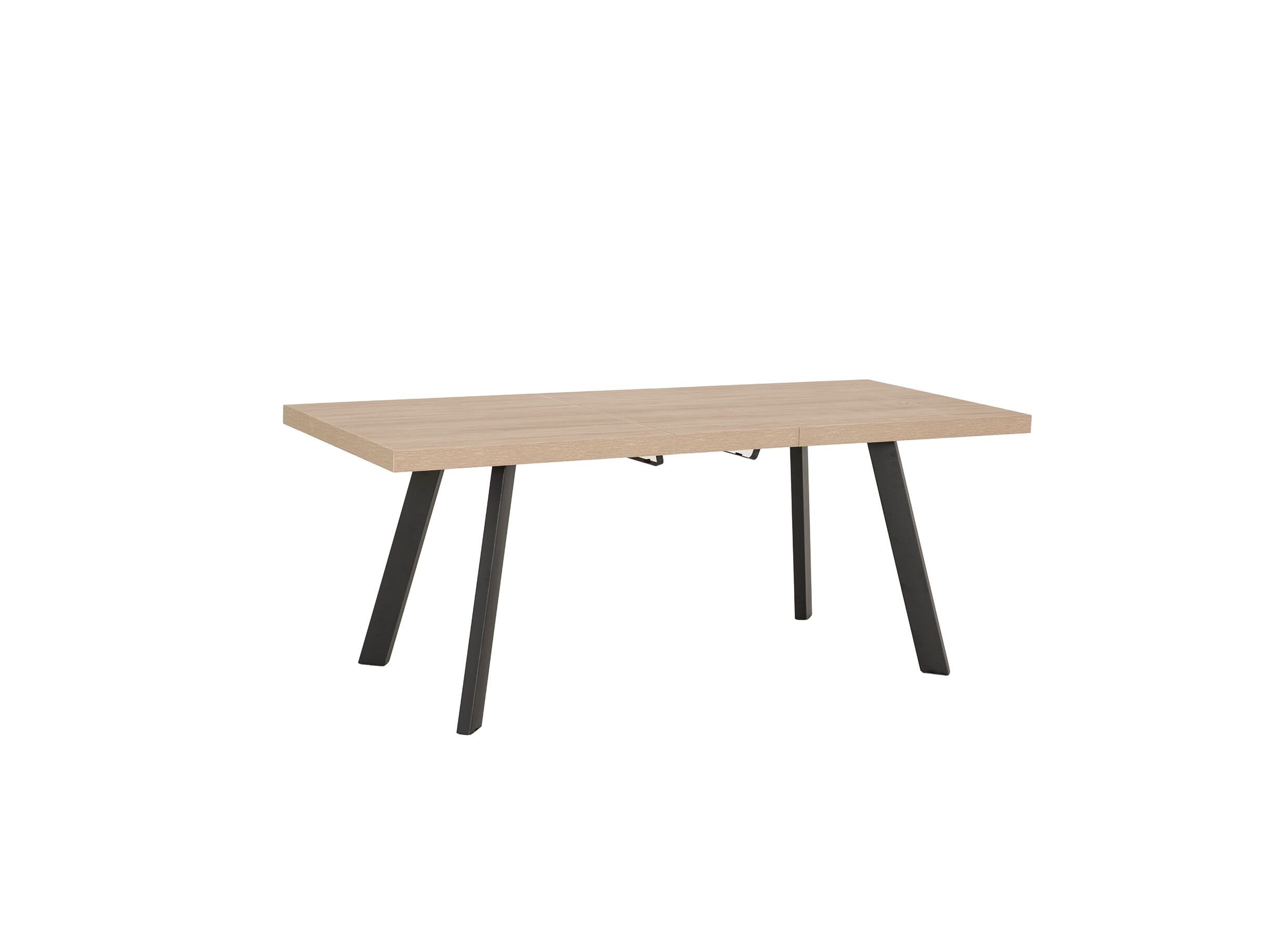 Table Log 159/198x84 - Table Log 159/198x84,5cm - mélamine - brun