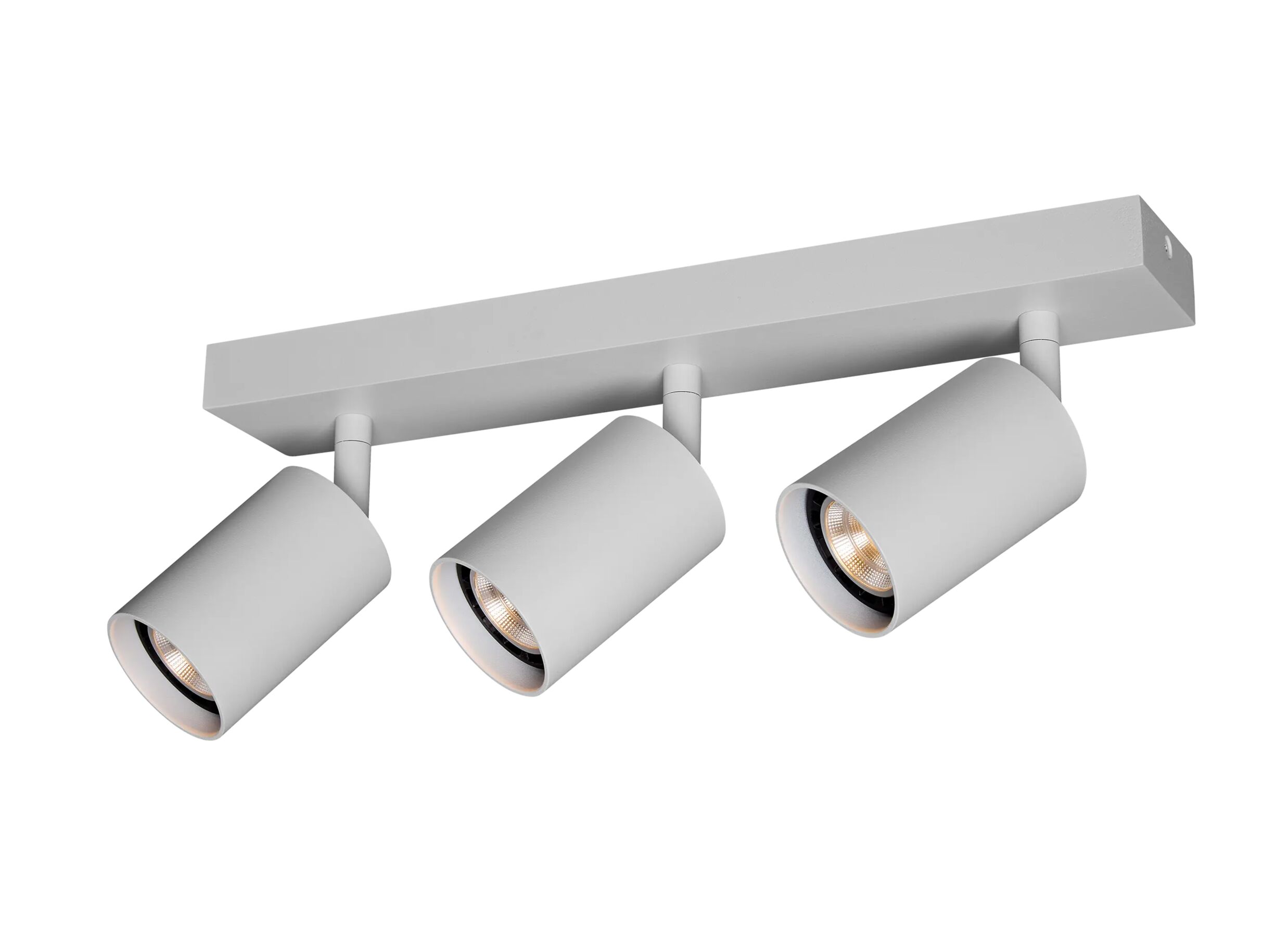 Opbouwspot 3xGU10 - aluminium - wit - Spot 3xGU10 - aluminium - blanc