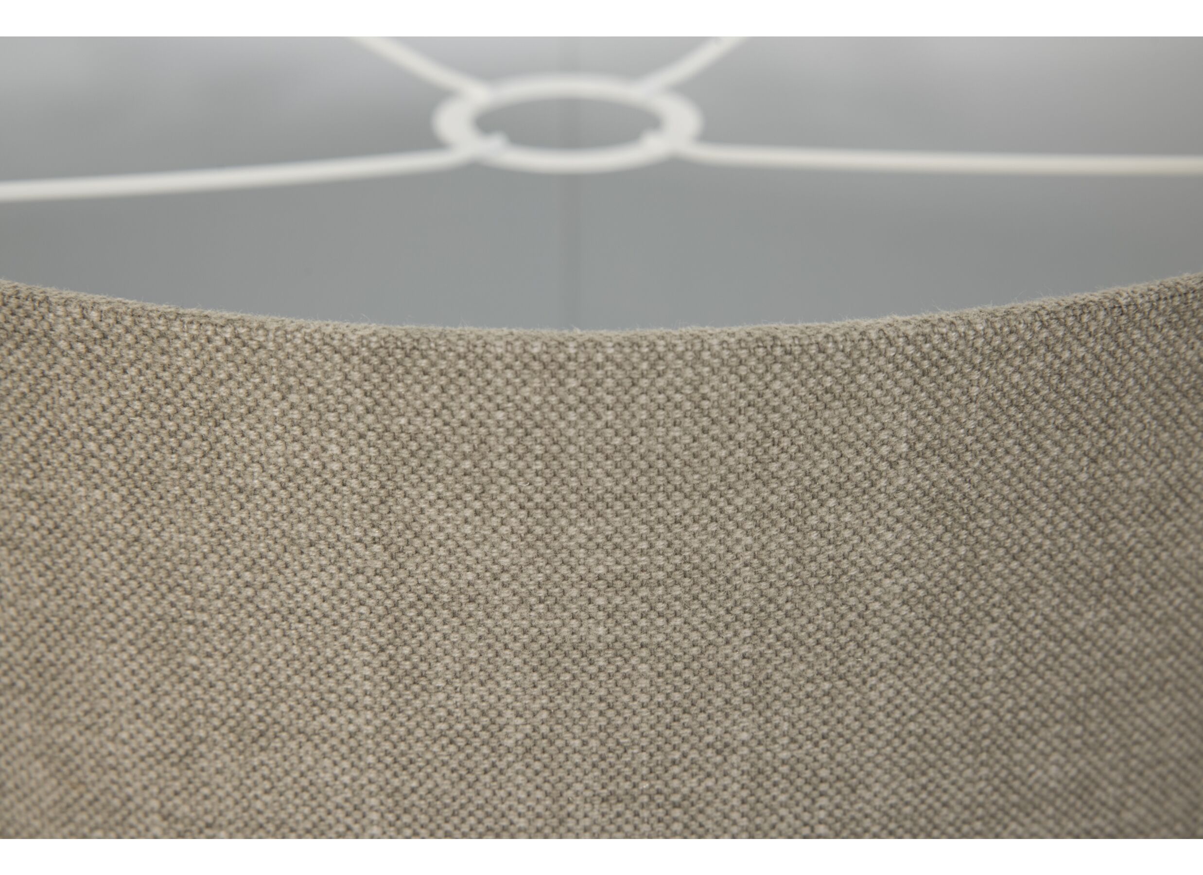 Detailfoto - Lampenkap Ø35 - stof - taupe