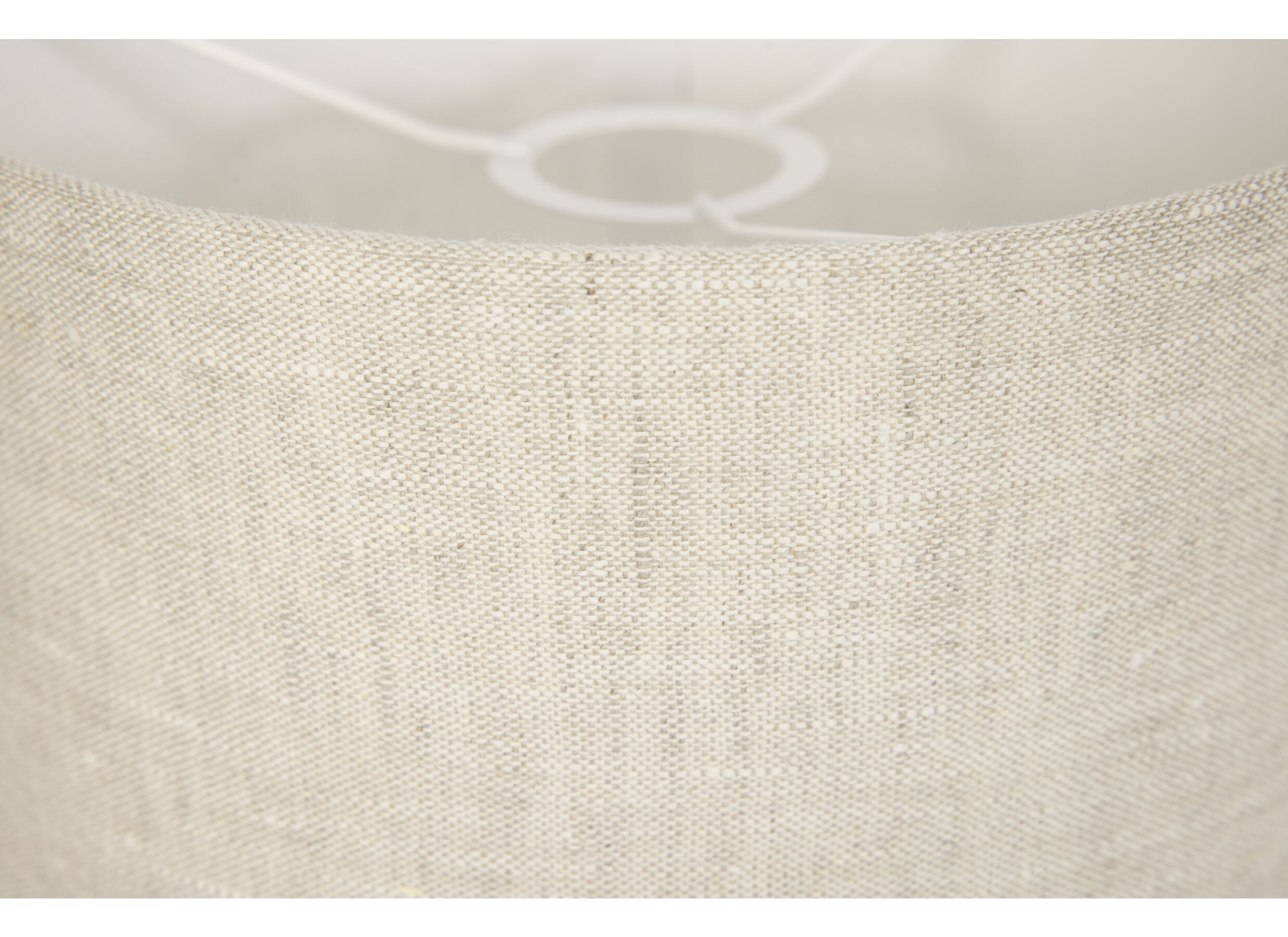 Detailfoto - Lampenkap Ø35cm - stof - beige