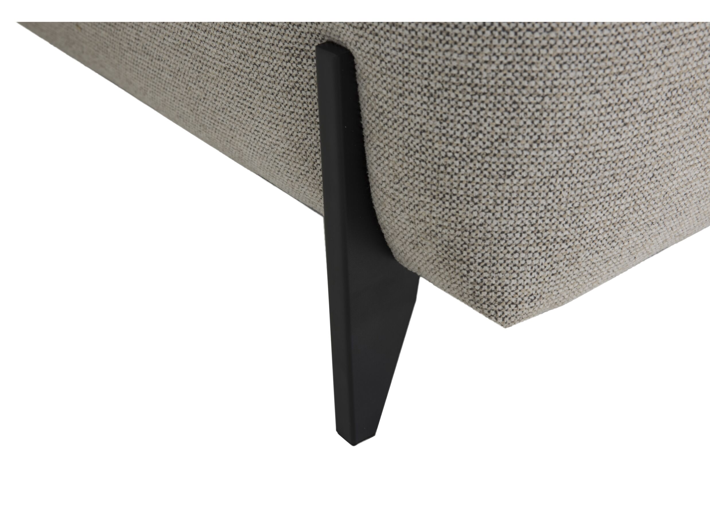 Canapé d'angle Culebra 299x231cm - tissu - beige avec relax