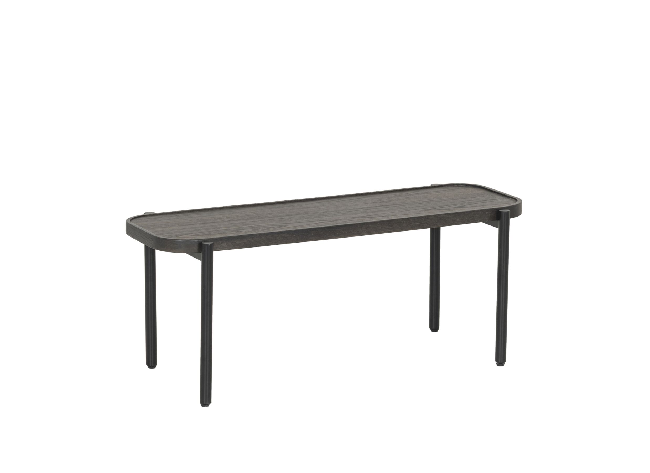 Plus Important - Table basse Trip 90x35cm - décor & stratifié - noir