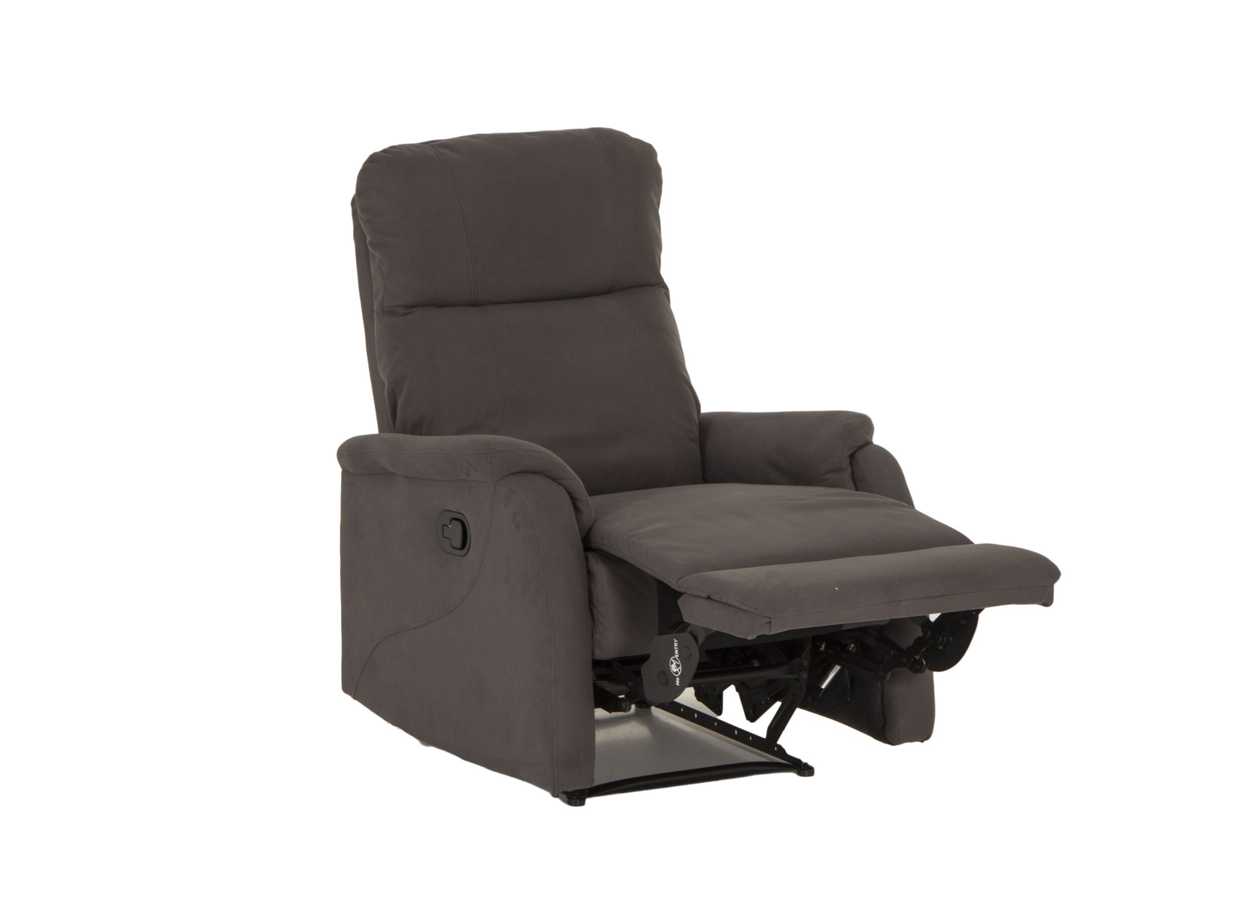 Fauteuil relax Gancedo tissu - anthracite