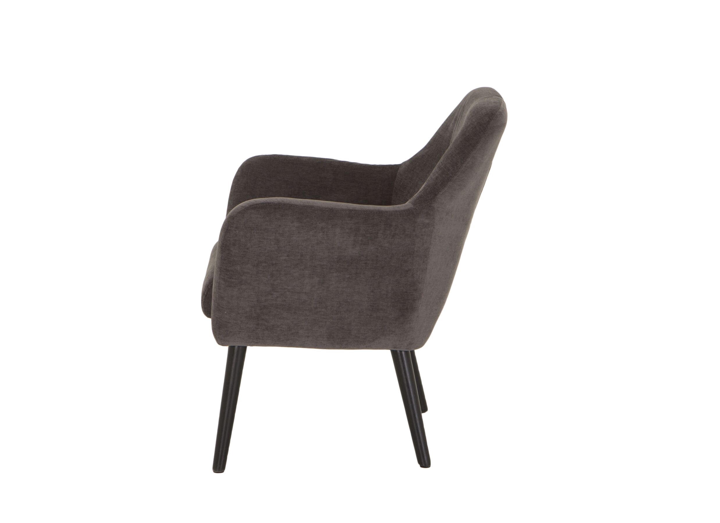 Fauteuil Pacha 70x60x82cm - stof - grijs