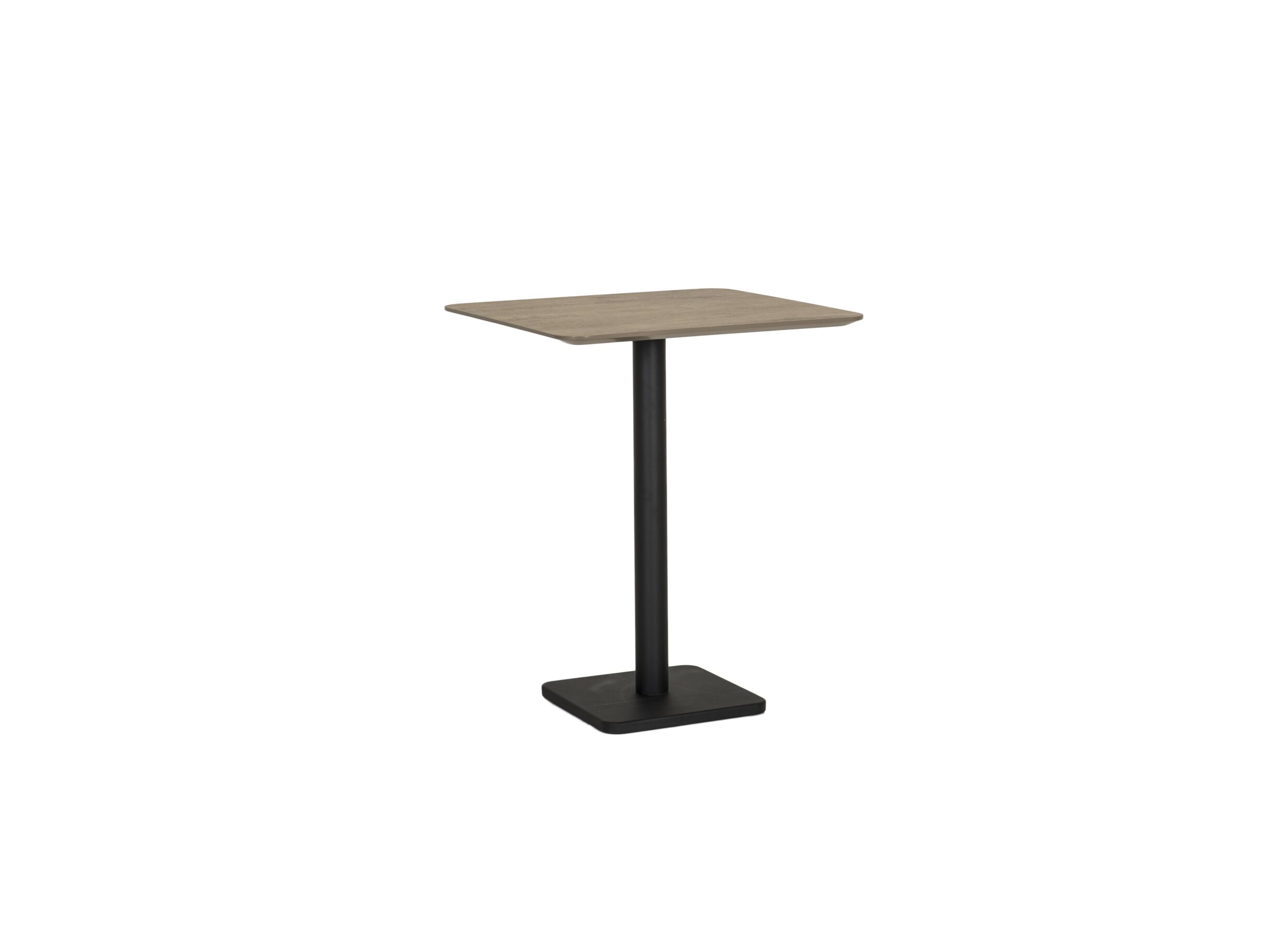 Plus Important - Table de bar Sips 80x80cm - décor chêne - naturel