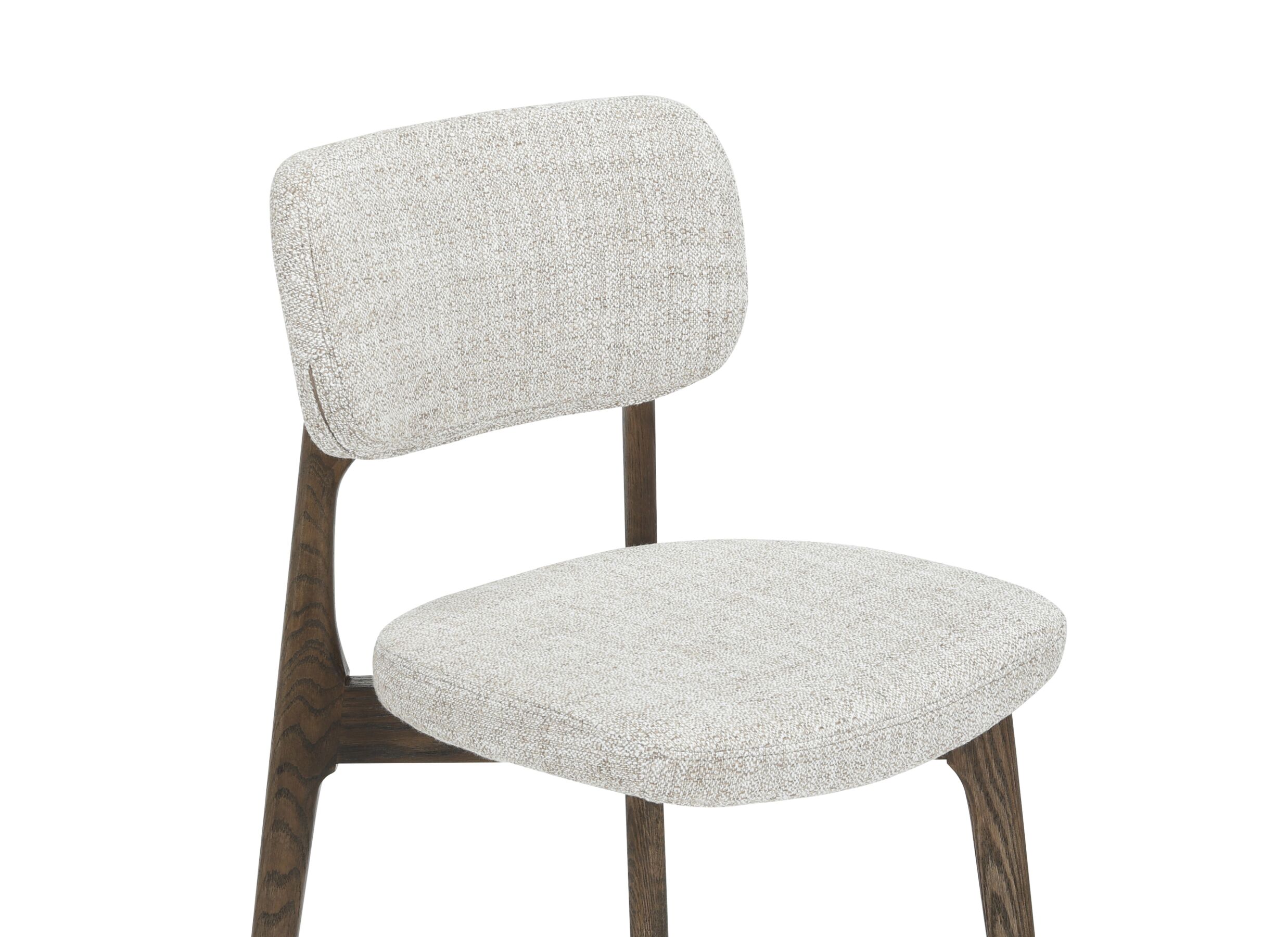 Detailfoto - Stoel Ray 54x50x83cm - stof - beige