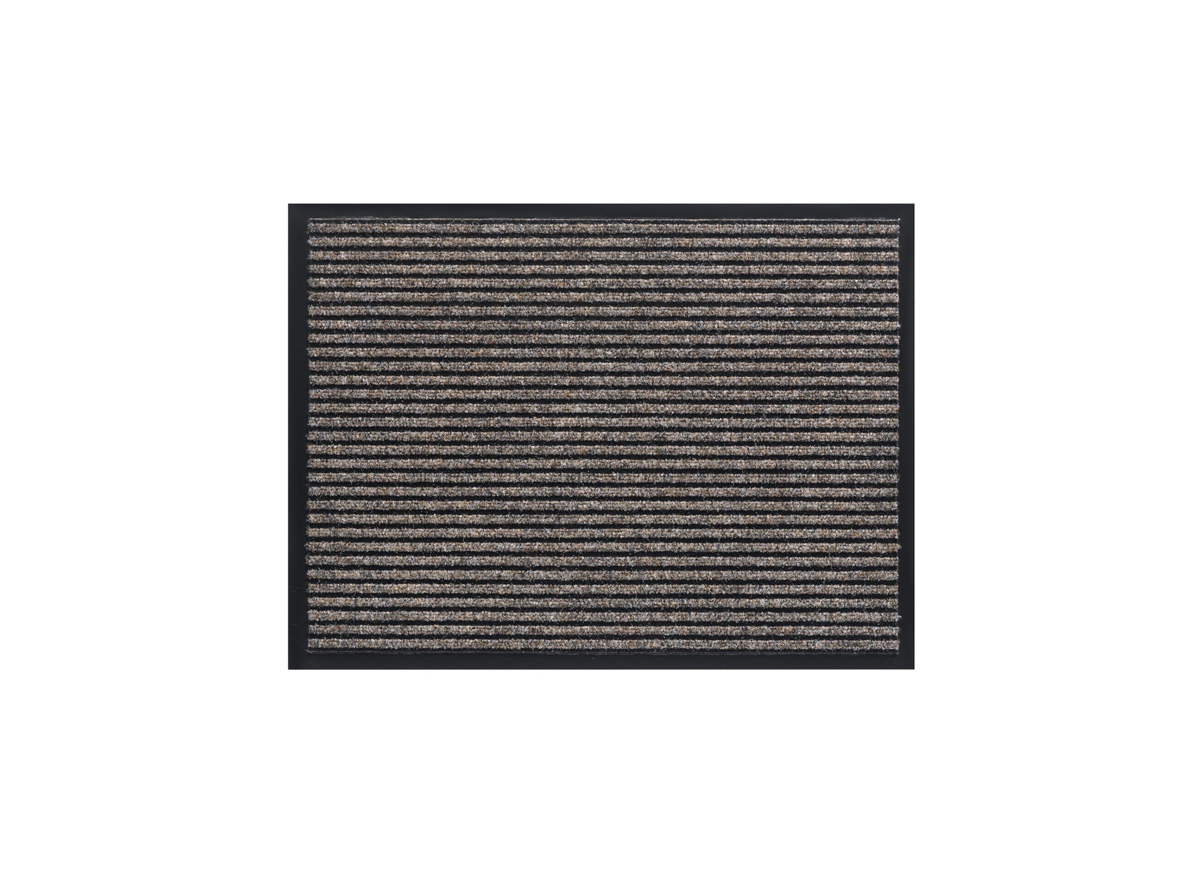 Deurmat Everton 80x60cm polyester bruin - Deurmat Everton 80x60cm polyester bruin