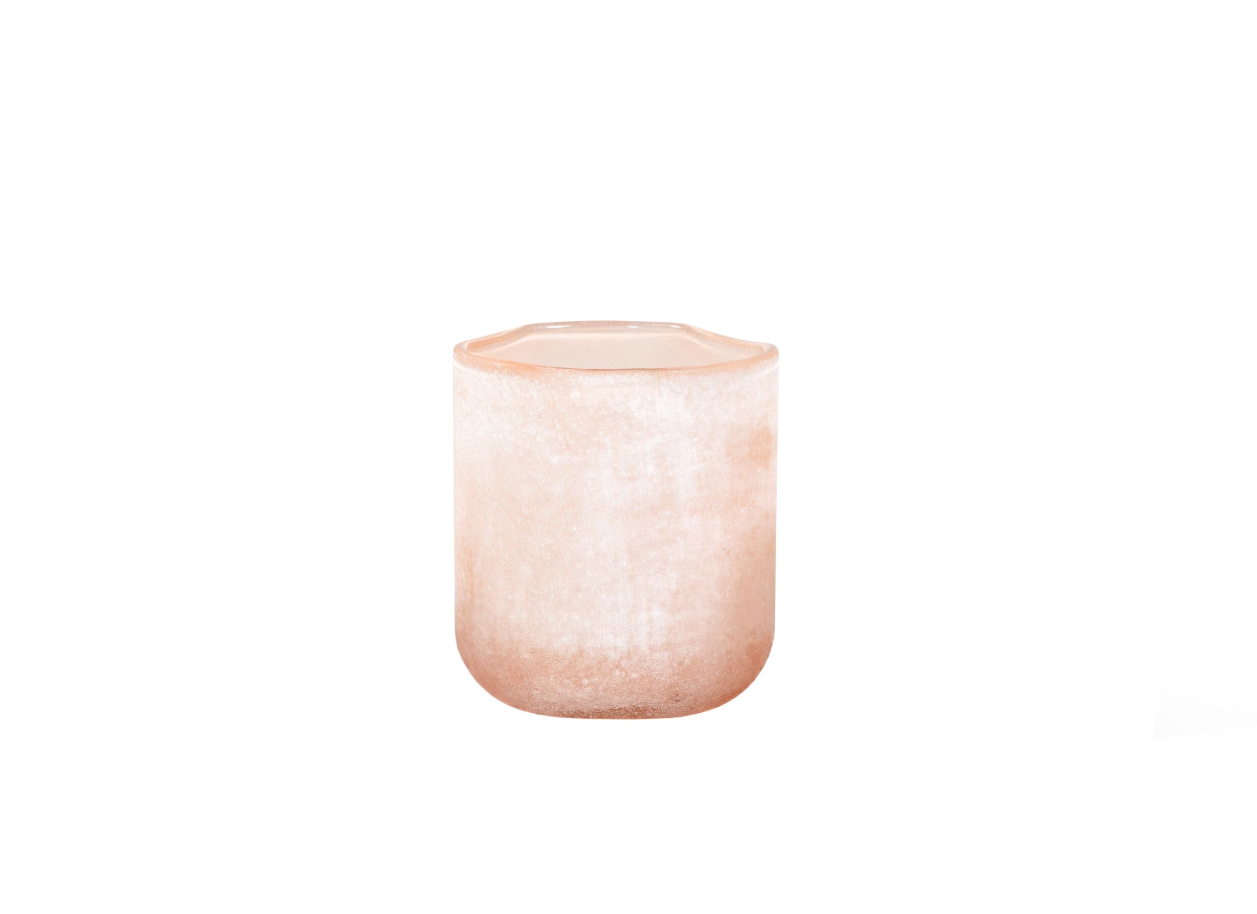 Plus Important - Photophore Ø11x12,5cm - verre - peach