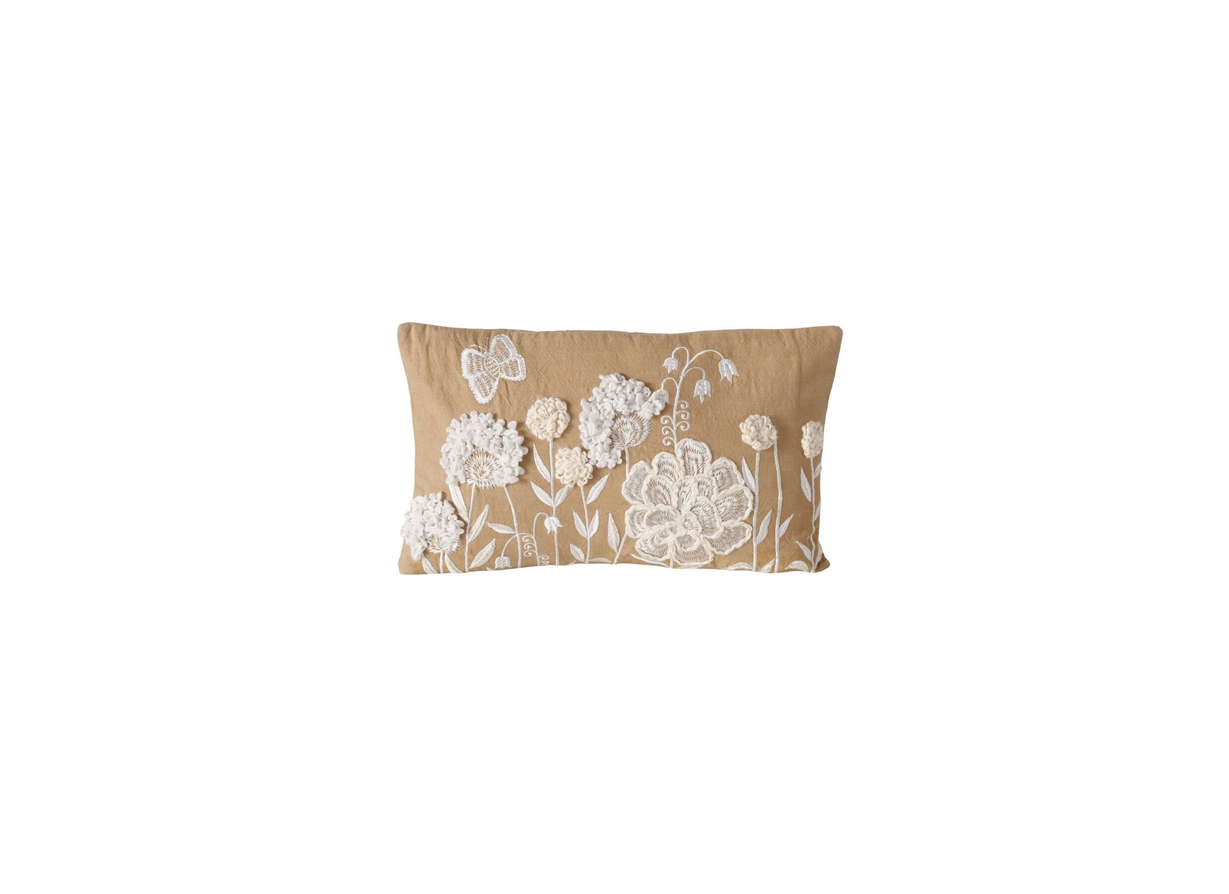 Plus Important - Coussin Marielle 49x29,3cm - coton - beige
